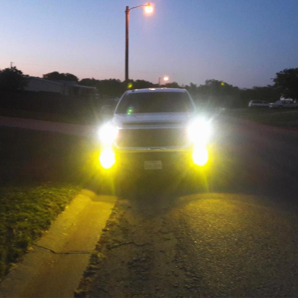 5202 PS24W LED Fog Light Bulbs - 6000K White, 3000K Yellow, Red, 8000K Blue - High Brightness Waterproof Replacement for Cars, Trucks, SUVs - Perfect for Night Driving, Off-Roading, and Bad Weather Conditions