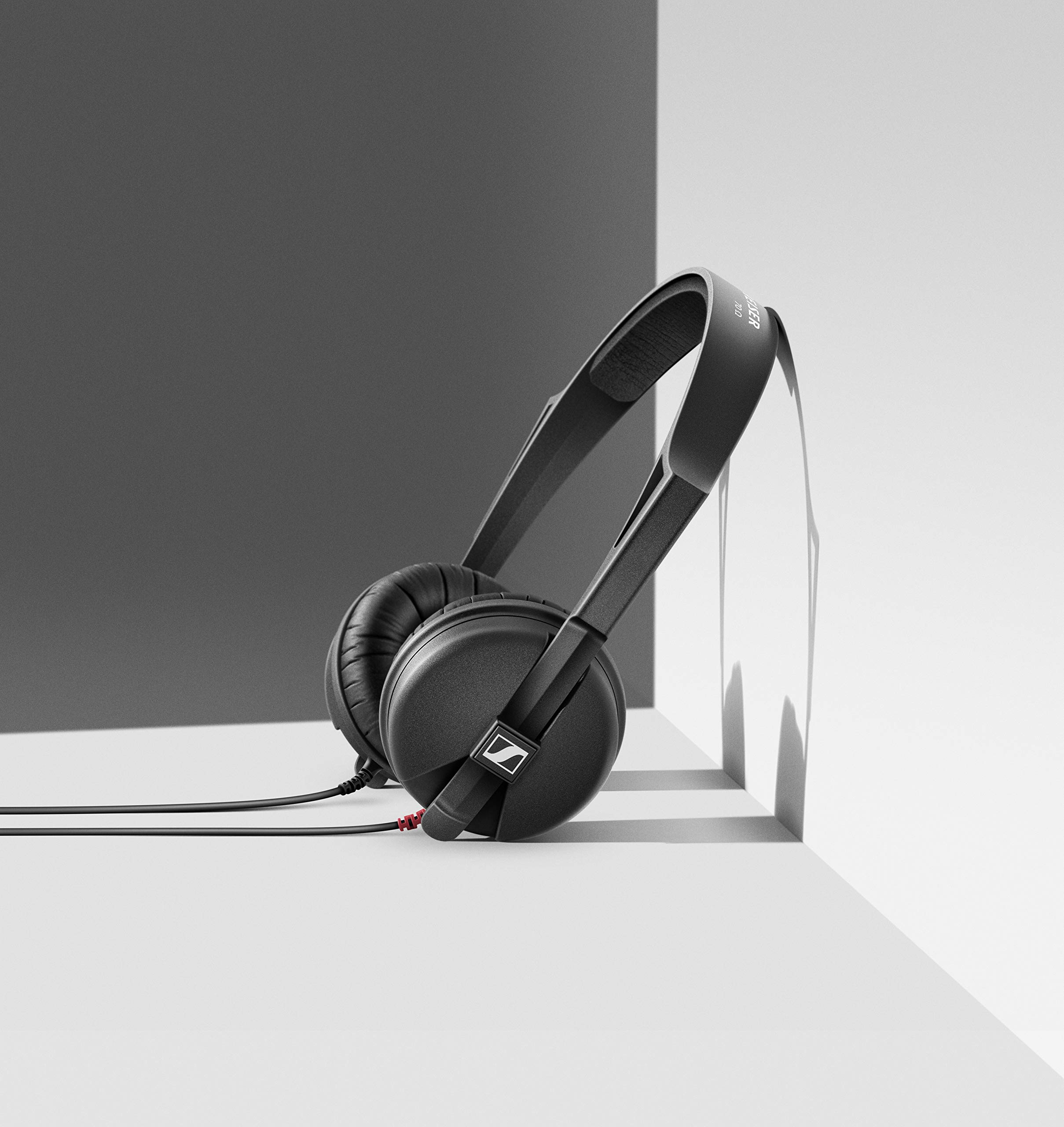 Sennheiser HD 25 Light On-Ear DJ Headphones - Professional Monitoring Headset with Lightweight Design, Durable Single Headband, 1.5m Detachable Cable & 1/4