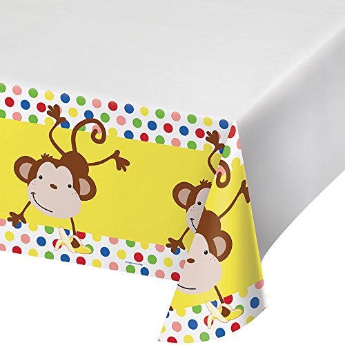 Border Print Plastic Tablecover