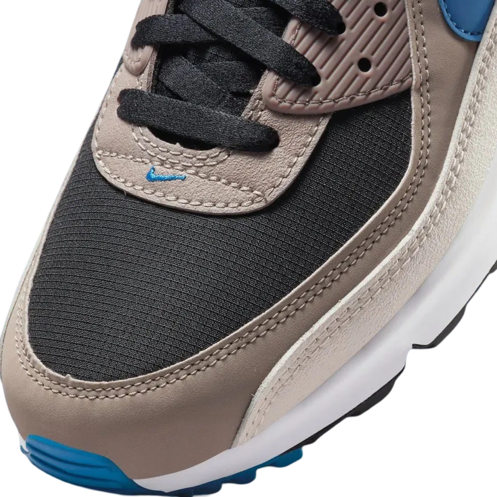 Nike Air Max 90 Running Shoes - Men's Malt Blue Slate Black Taupe Haze Sneakers for Casual Wear, Gym & Street Fashion