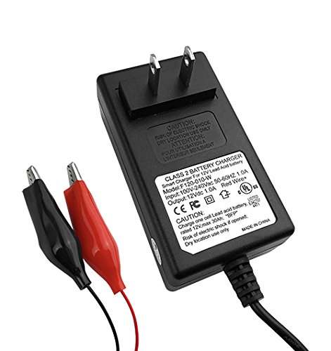 12V AGM Motorcycle Battery Charger - Durable Replacement & Maintainer for Motorcycles, ATVs, and Powersports - Perfect for Winter Storage & Long-Term Battery Care