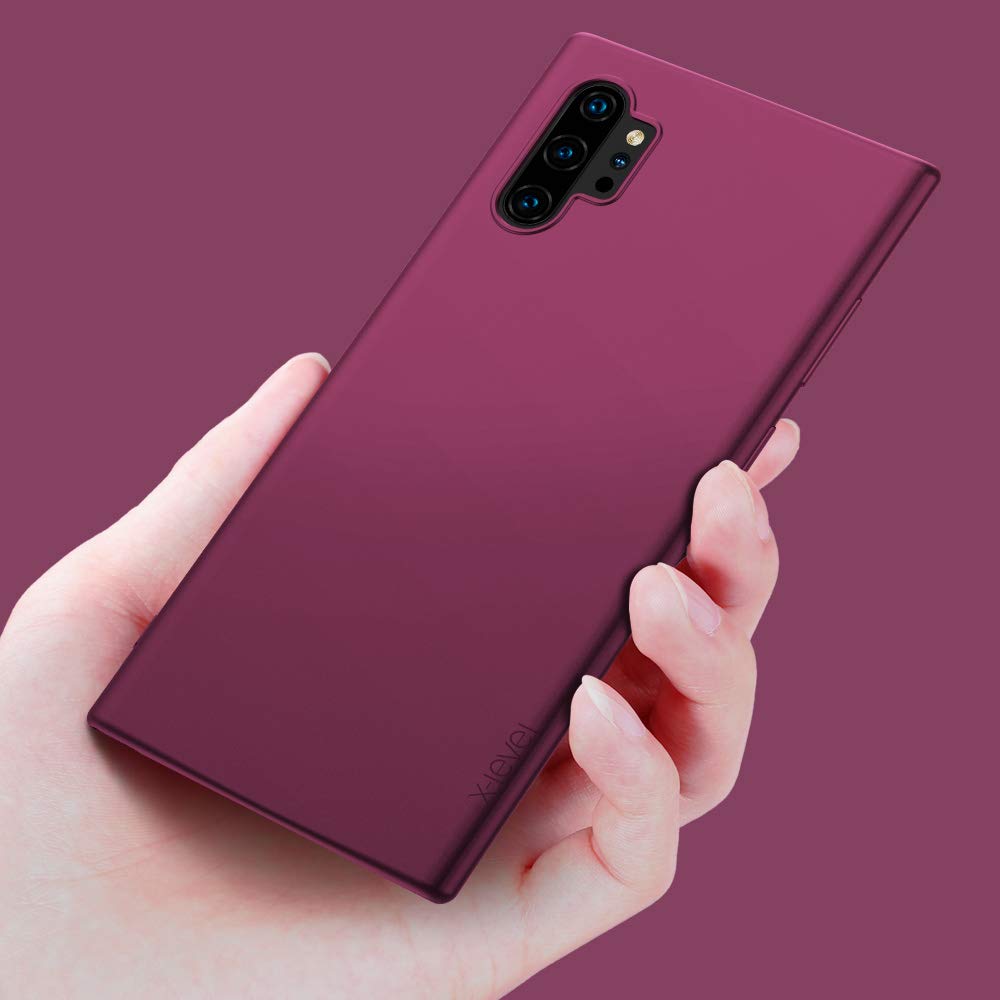 X-level Slim Fit Soft TPU Ultra-Thin Galaxy Note 10 Plus/Note 10 Plus 5G Case with Matte Finish Coating for Enhanced Grip - Perfect for Everyday Use and Travel