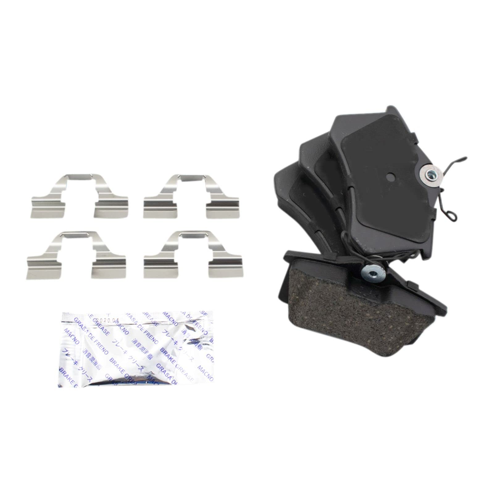 High-Performance Front & Rear Ceramic Brake Pads & Rotors Kit - Compatible with VW Audi (Golf, Jetta, Passat) - Perfect for Daily Driving, Racing & Heavy-Duty Use