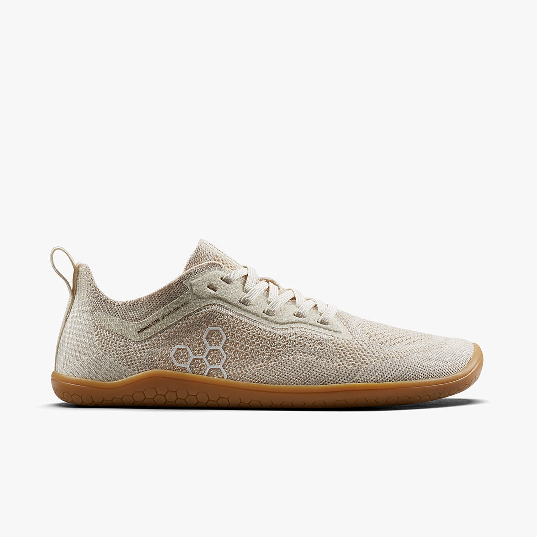 Vivobarefoot Women's Primus Lite Knit Natural - Barefoot Shoes for Women | Lightweight & Flexible Minimalist Footwear | Perfect for Running, Yoga & Everyday Wear