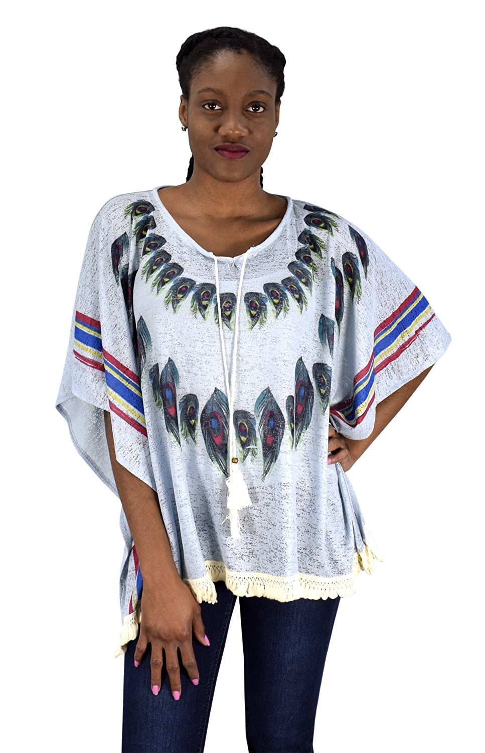 Women's Lightweight Summer Poncho Cardigan - Soft Beach Cover Up for Women, Breezy Loose Knit Shawl Wrap for Vacation, Poolside, Yoga & Outdoor Activities