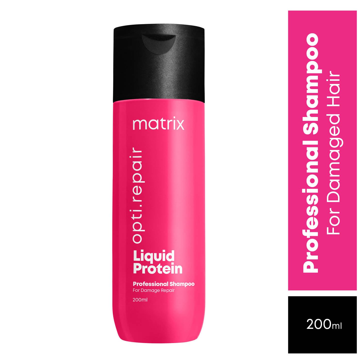 Matrix Opti.Repair Professional Liquid Protein Shampoo - Damage Repair & Split Ends Treatment | Paraben-Free Hair Care for Dry, Damaged Hair | 200ml Bottle for Daily Use at Home or Salon
