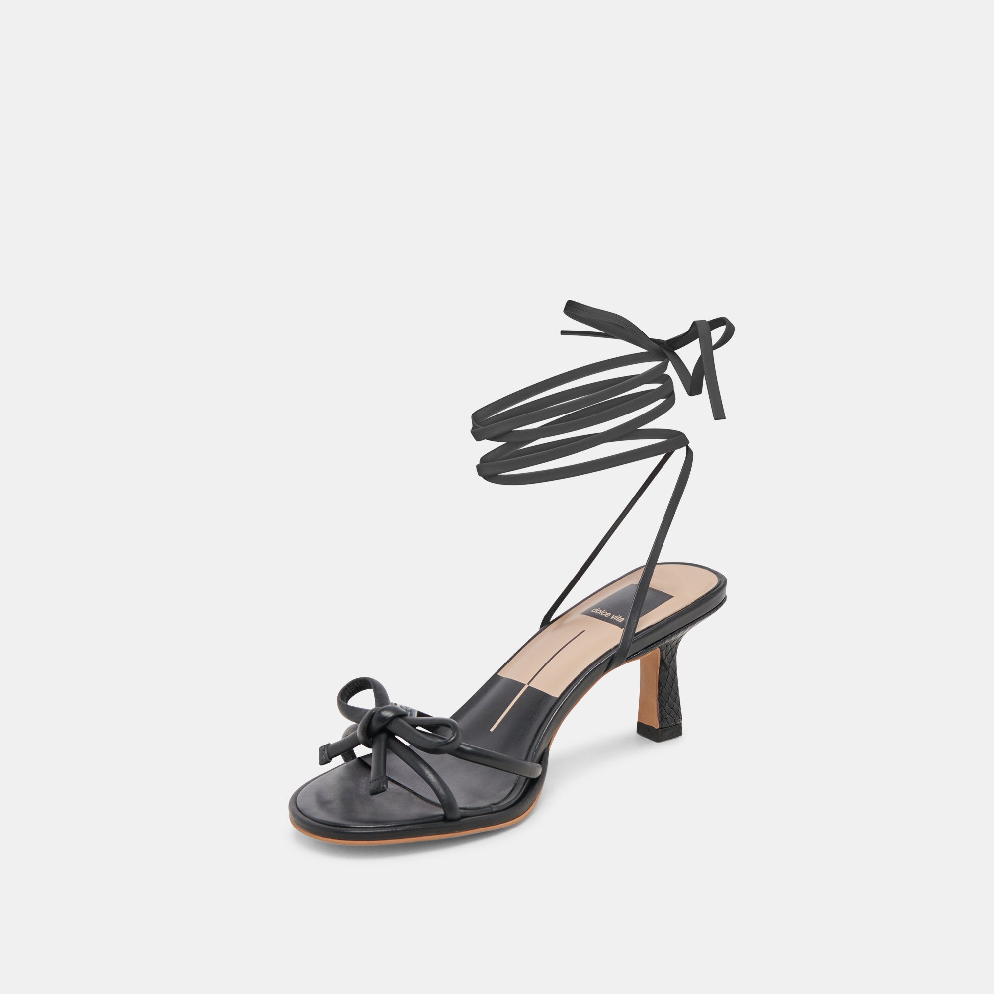 MAISON Black Leather Heels for Women - Elegant High Heel Pumps for Party, Wedding & Office Wear