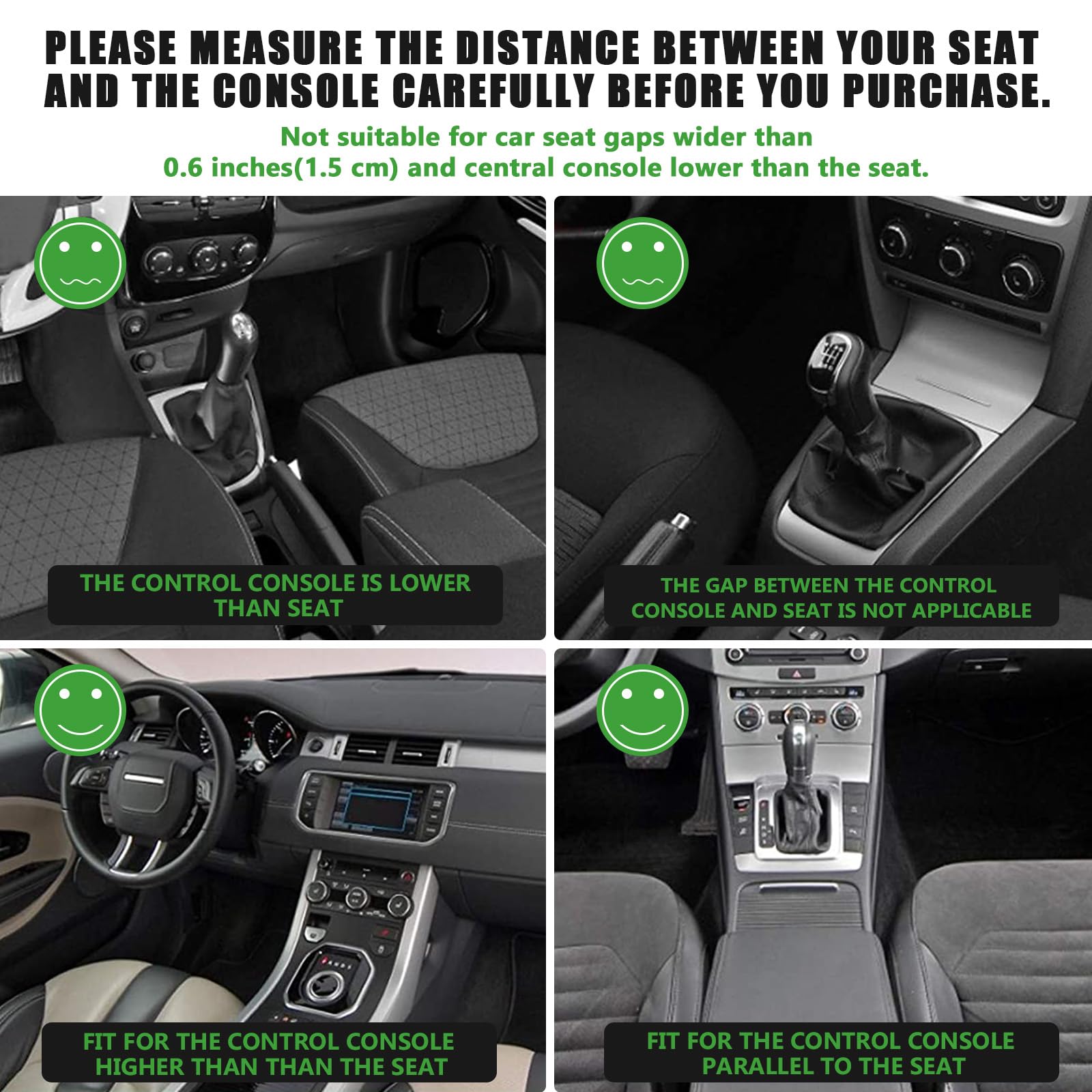 2 Pack Car Seat Gap Filler Organizer - Back Seat Storage Box & Front Seat Console Organizer for Phones, Keys, Snacks | Perfect for SUVs, Minivans & Family Cars (CB-1)