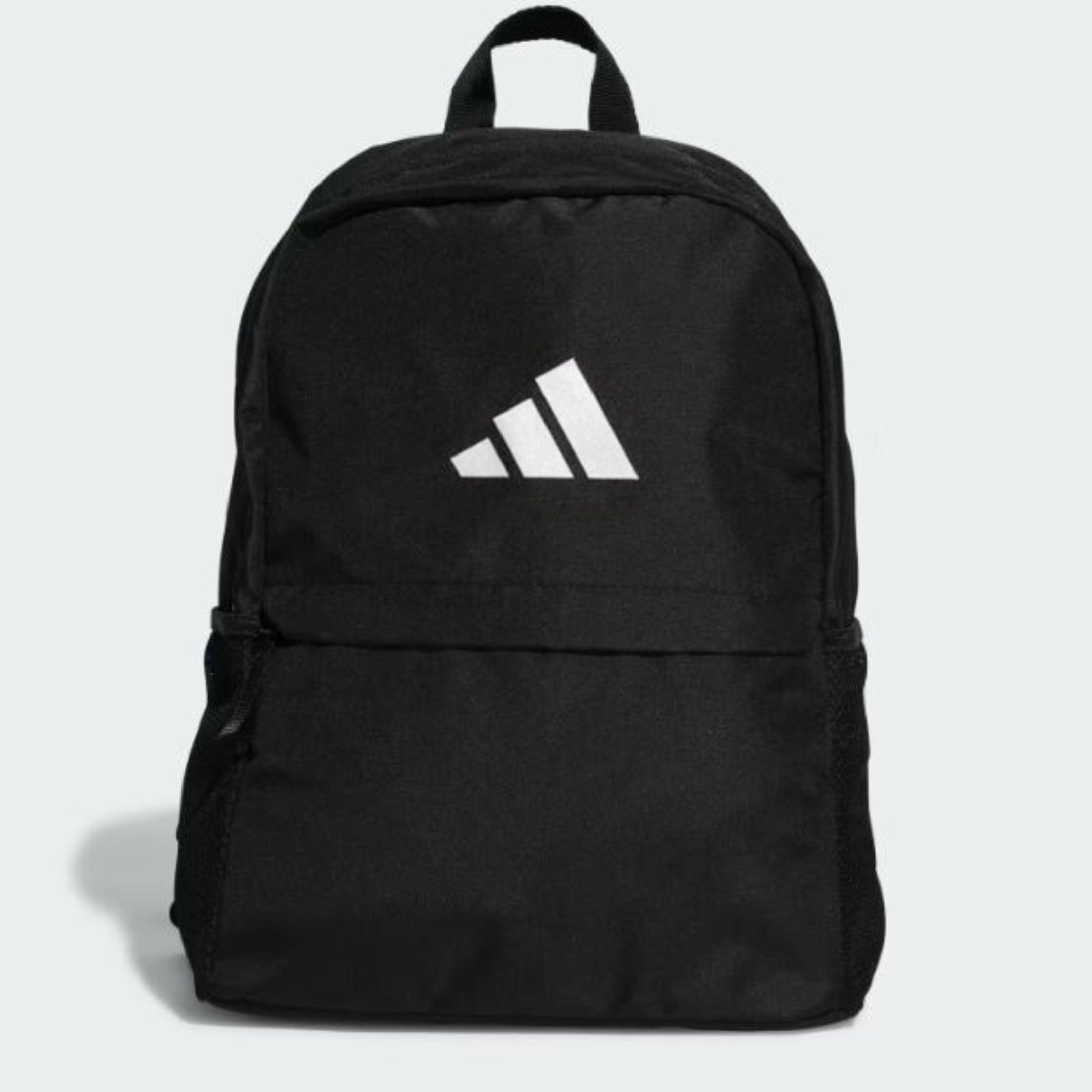 Adidas Bars Black & White Backpack - Stylish Durable School & Travel Backpack for Men & Women - Perfect for Hiking, Gym, Work & College