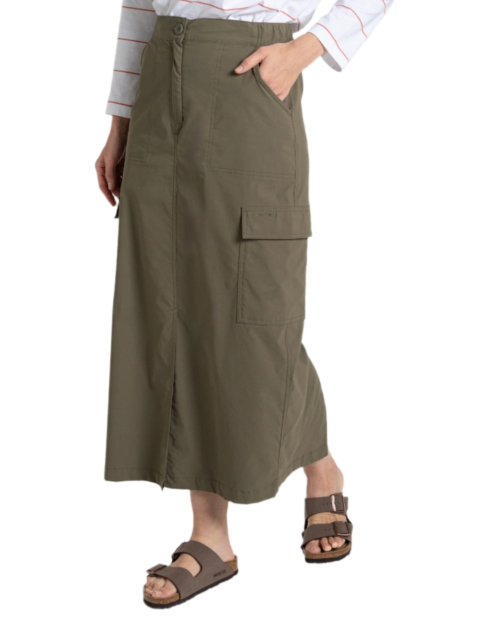 Craghoppers Women's NosiLife Pro Midi Skirt - Insect Repellent Hiking Skirt for Outdoor Adventures & Travel
