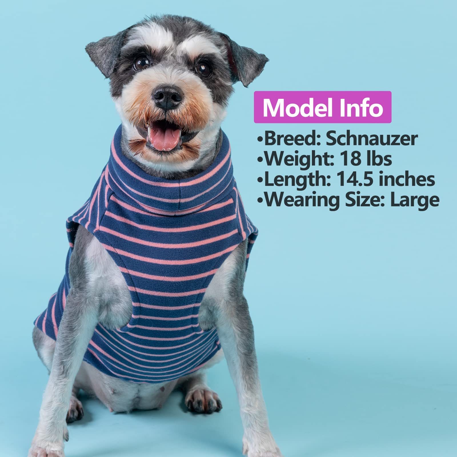 KYEESE 2 Pack Dog Sweaters for Medium to Large Dogs - Soft Stretchy Pullover Turtleneck Sweatshirt for Winter Warmth | Cozy Pet Clothes for Girls & Boys | Perfect for Indoor & Outdoor Activities, Walks, and Cold Weather Protection
