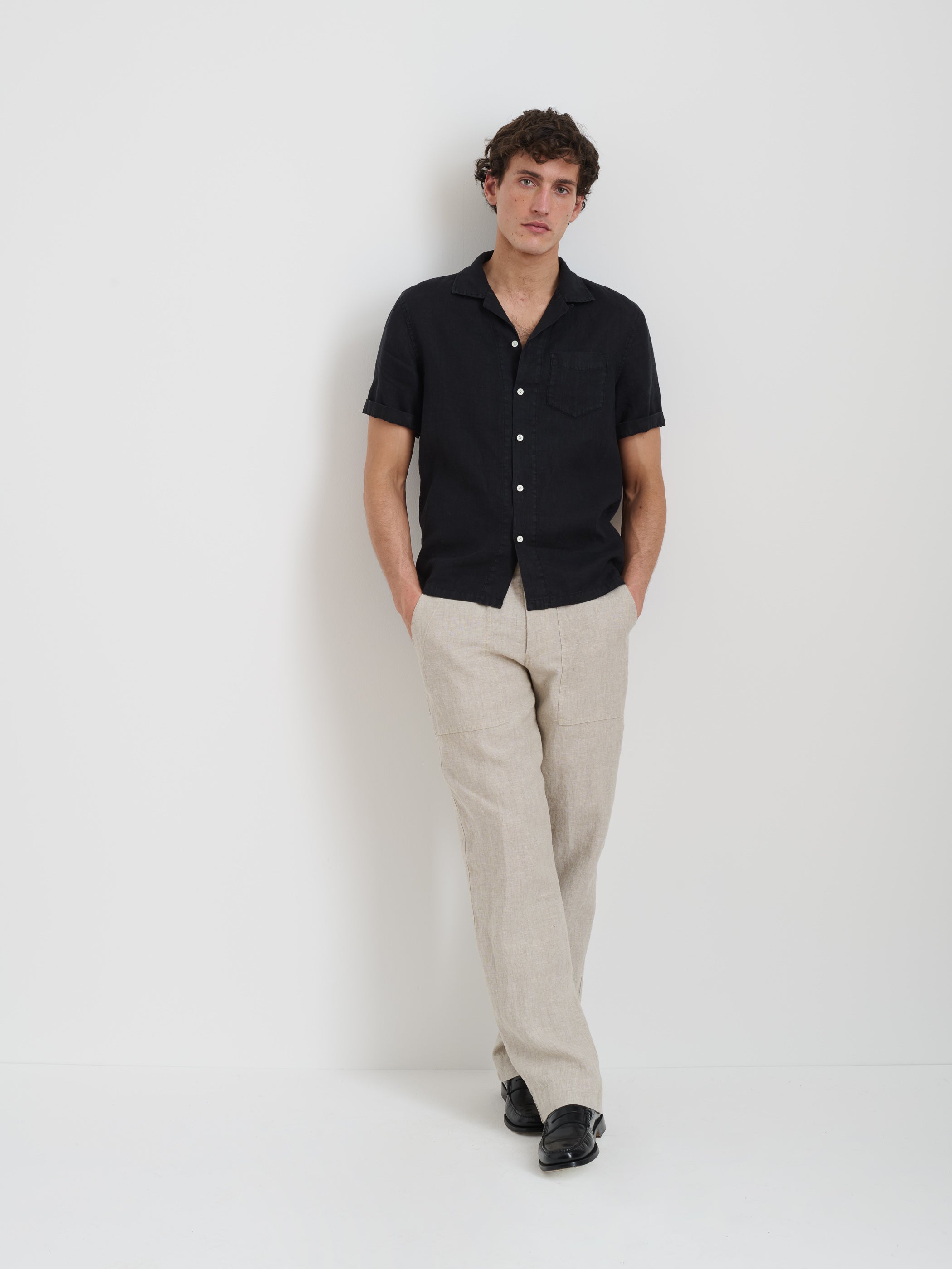 Premium Linen Camp Shirt for Men & Women - Breathable Summer Casual Shirt for Outdoor Adventures, Beach Vacations & Relaxing Getaways