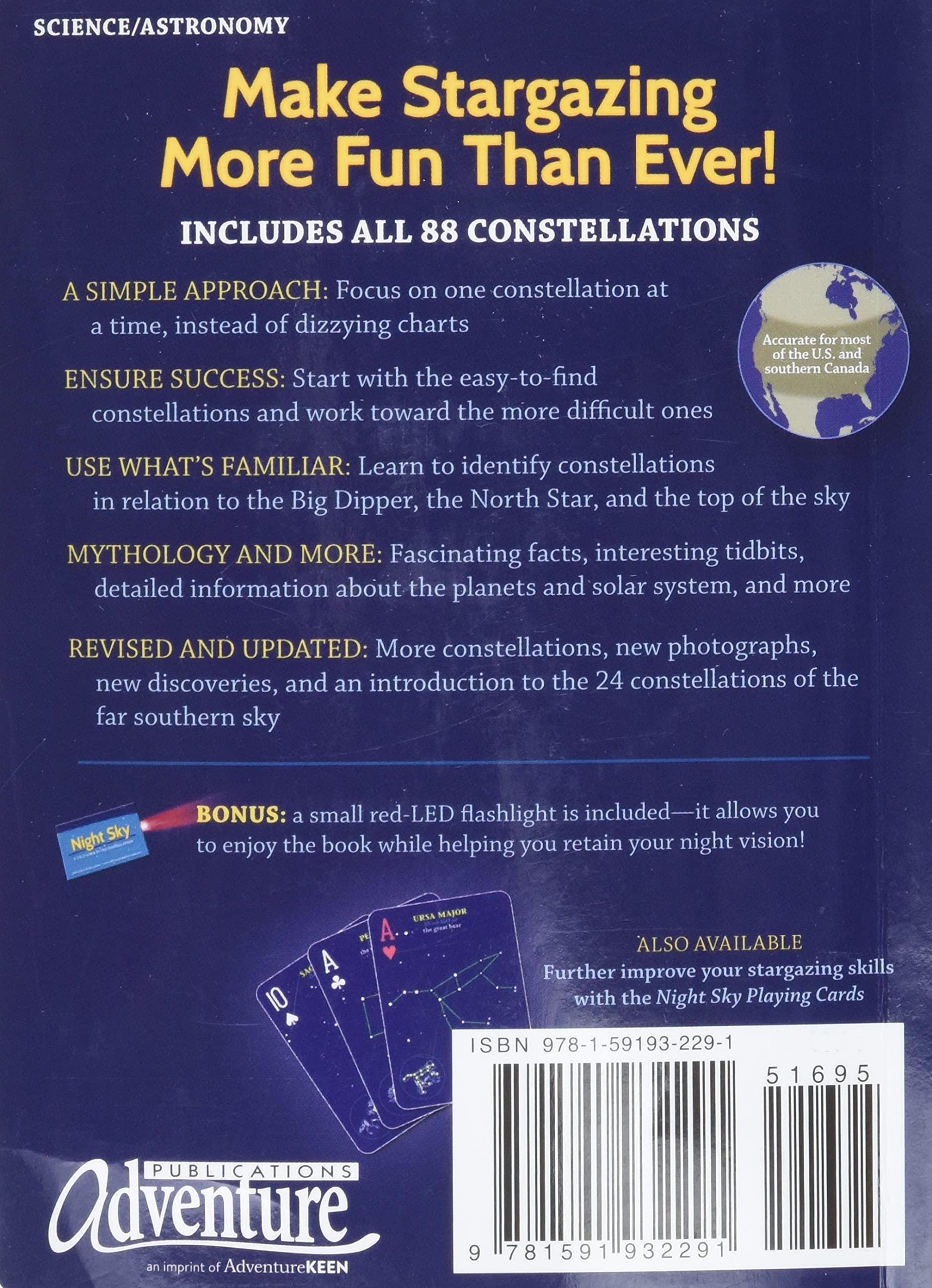 Night Sky: A Field Guide to the Constellations - Astronomy Book for Stargazing, Camping & Outdoor Adventures