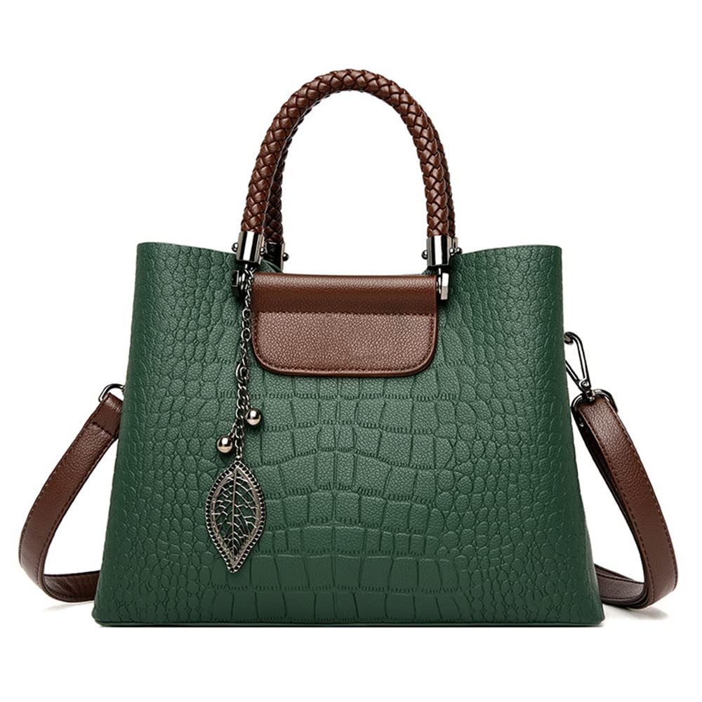 Janveni Women's Elegant Leather Crossbody Purse & Shoulder Tote Bag - Stylish Handbag for Work, Travel & Everyday Use
