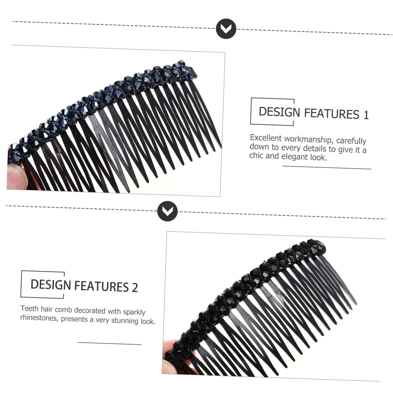 Minkissy Rhinestone Hair Comb for Women - Sparkling Hair Teeth Comb & Hair Pin for Parties, Weddings, and Special Occasions | Elegant Hair Accessories for Dances and Formal Events