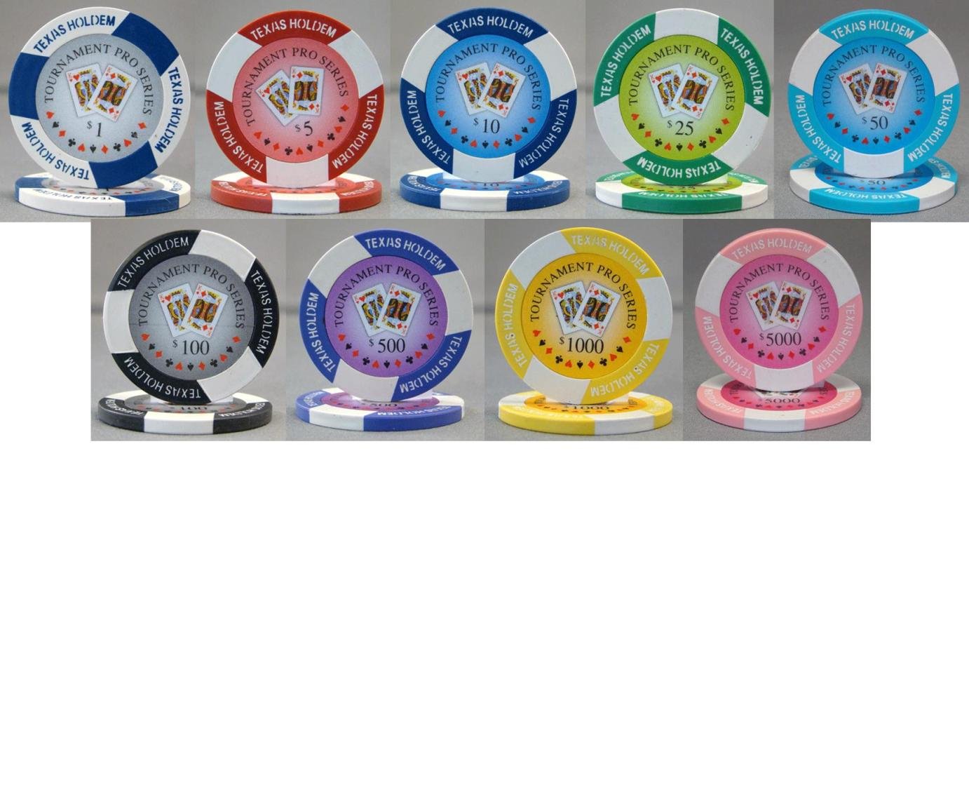 Professional 11.5g Tournament Poker Chips Set - 1000 Premium Clay Composite Chips with Durable Aluminum Case - Perfect for Casino Nights, Home Games, and Poker Tournaments