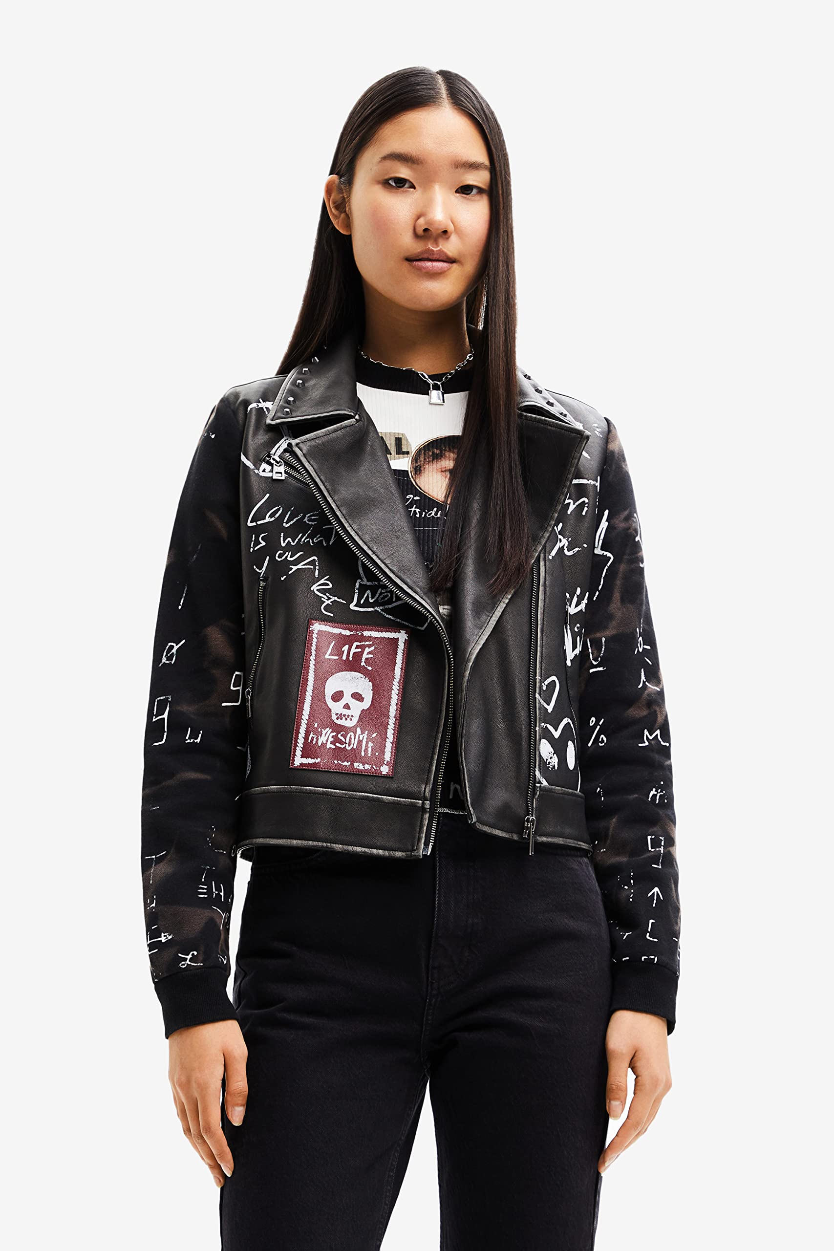Desigual Women's Faux Fur Winter Coat - Warm & Stylish Outerwear for Cold Weather | Perfect for Casual Outings, Office Wear & Holiday Parties