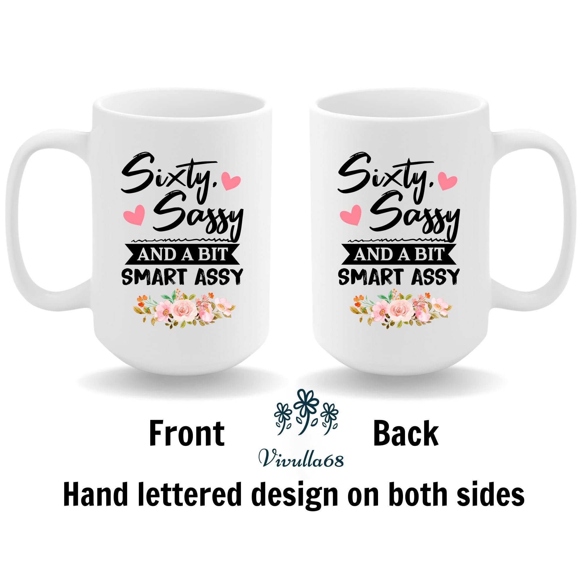 60th Birthday Gifts for Women - Funny 60th Birthday Coffee Mug - 15oz White Ceramic Cup - 1962 Themed Humorous Gift - Perfect for Mother's Day & Milestone Celebrations - Ideal for Coffee, Tea & Office Use