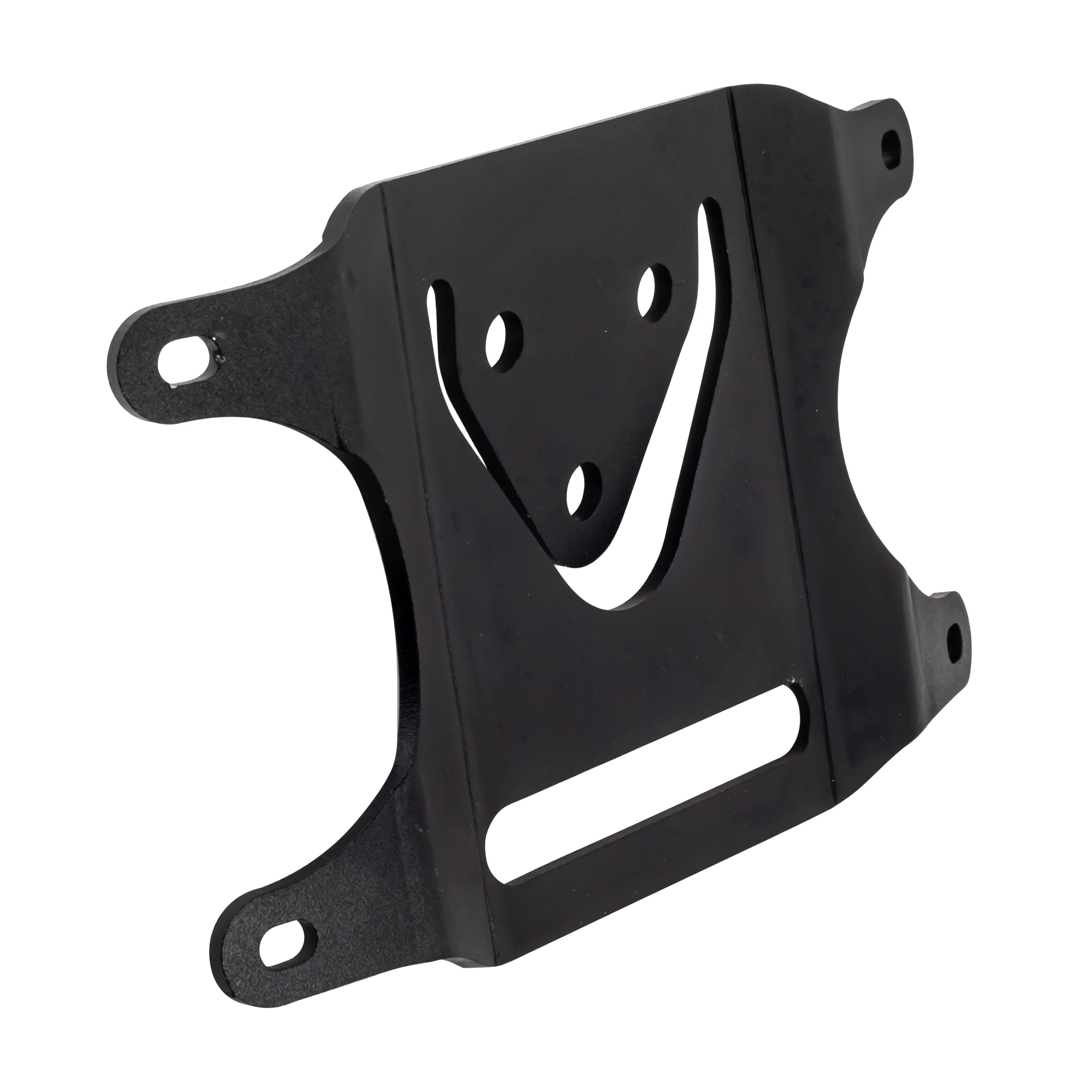 Eagle Lights Curved Laydown License Plate Mount Relocation Bracket for Harley Davidson Motorcycles - Universal Fit, Easy Installation for Road Glide, Street Glide & Touring Models - Perfect for Customization & Improved Rear Visibility