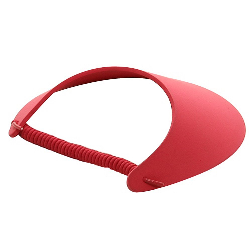 Cherry Red Foam Sun Visors for Cars - UV Protection & Glare Reduction - Perfect for Driving, Outdoor Activities & Road Trips