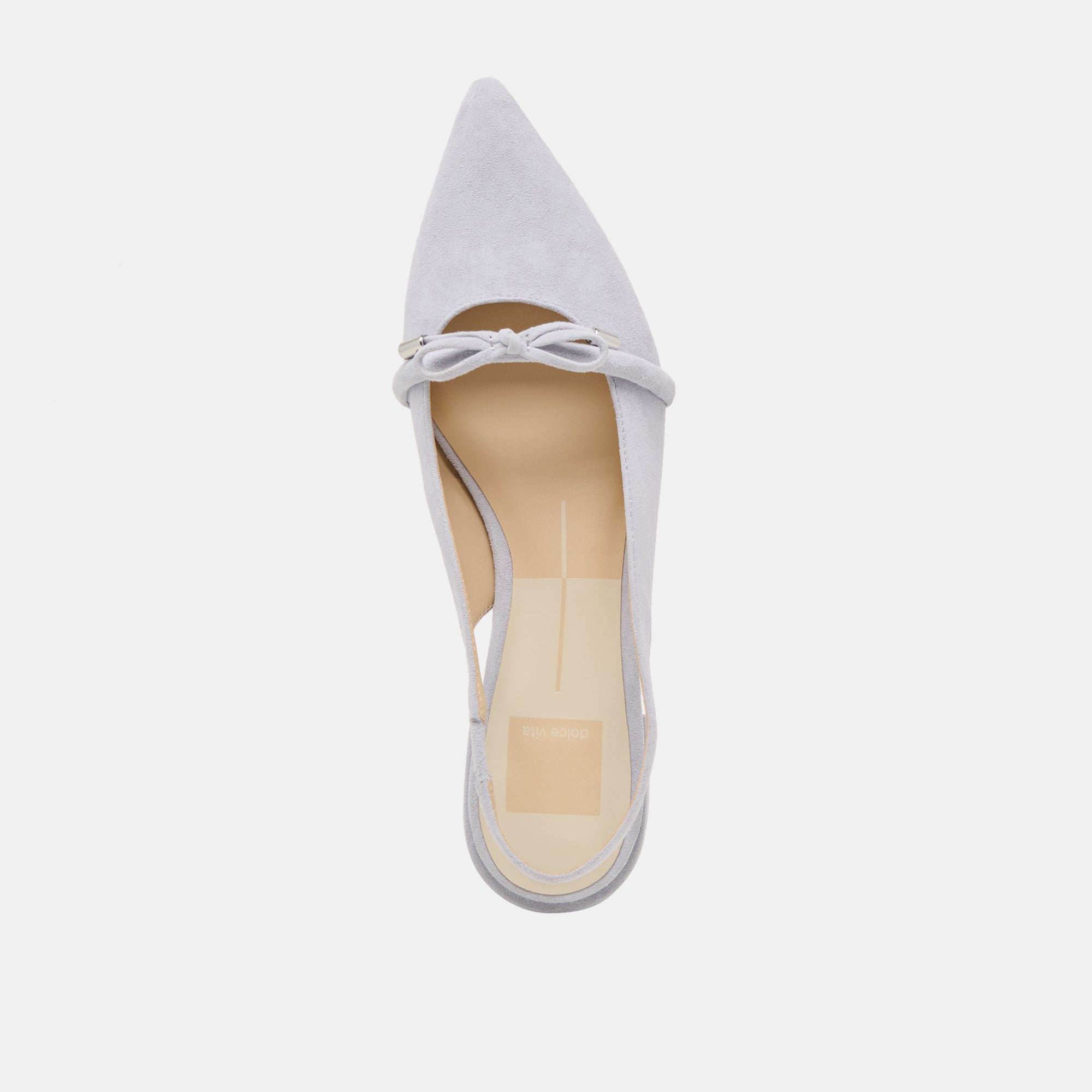 PAYGE Women's Flats Shoes in Dusty Blue Suede - Comfortable Slip-On Loafers for Casual Wear & Office Outfits