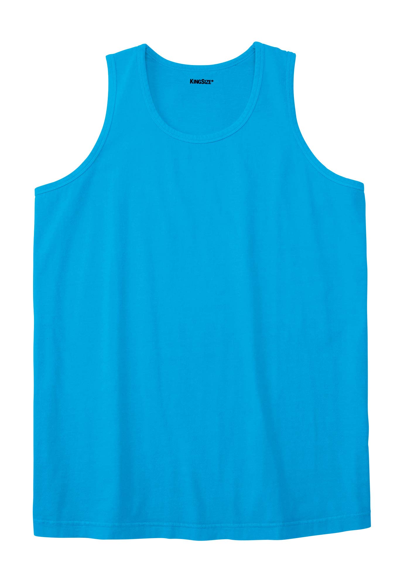 KingSize Men's Big & Tall Shrink-Less™ Lightweight Tank Top - Breathable Summer Undershirt for Casual Wear & Gym Workouts