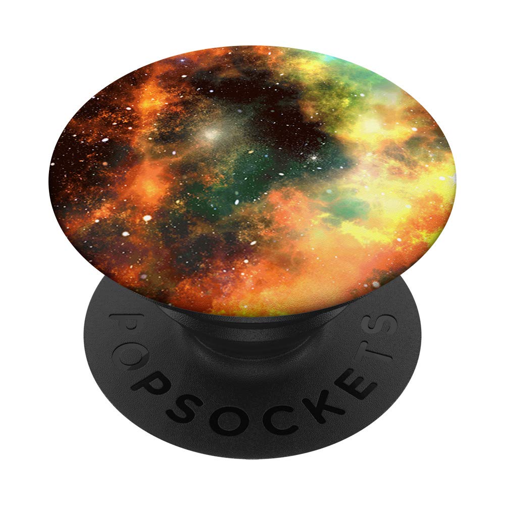 Galaxy Space Stars Phone Grip Holder - Anti-Slip Deep Nebula Star Universe Design for iPhone & Android Phones | Perfect for Gaming, Travel, and Daily Use
