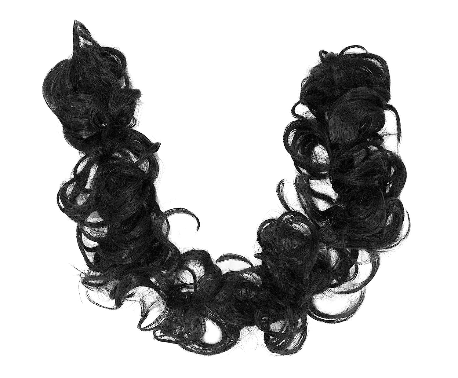 Messy Bun Ponytail Maker for Women & Girls – Volumizing Wavy Hair Extension DIY Styling Tool (Black, Pack of 1) | Perfect for Parties, Weddings & Everyday Hairstyles