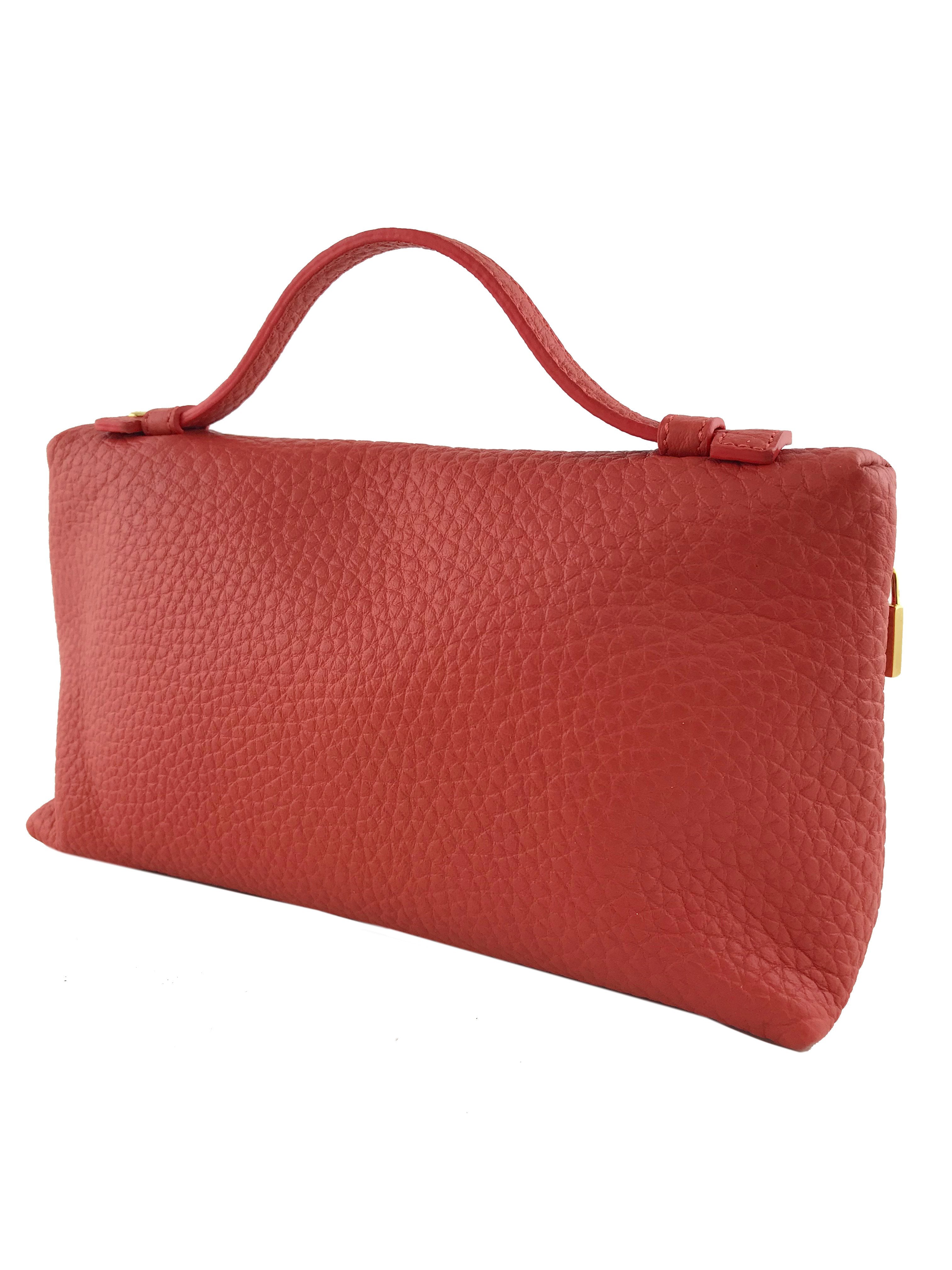 Loro Piana Mini Handle Bag Pouch L19 - Luxury Leather Crossbody Purse for Women | Perfect for Everyday Use, Travel & Special Occasions