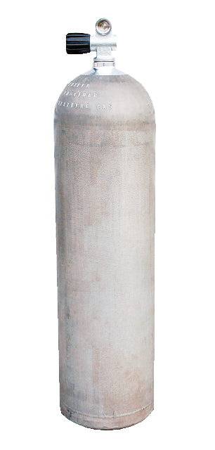 Beaver 11.1L Natural Aluminum Cylinder - Lightweight & Durable Gas Storage Tank for Camping, Grilling & Outdoor Adventures