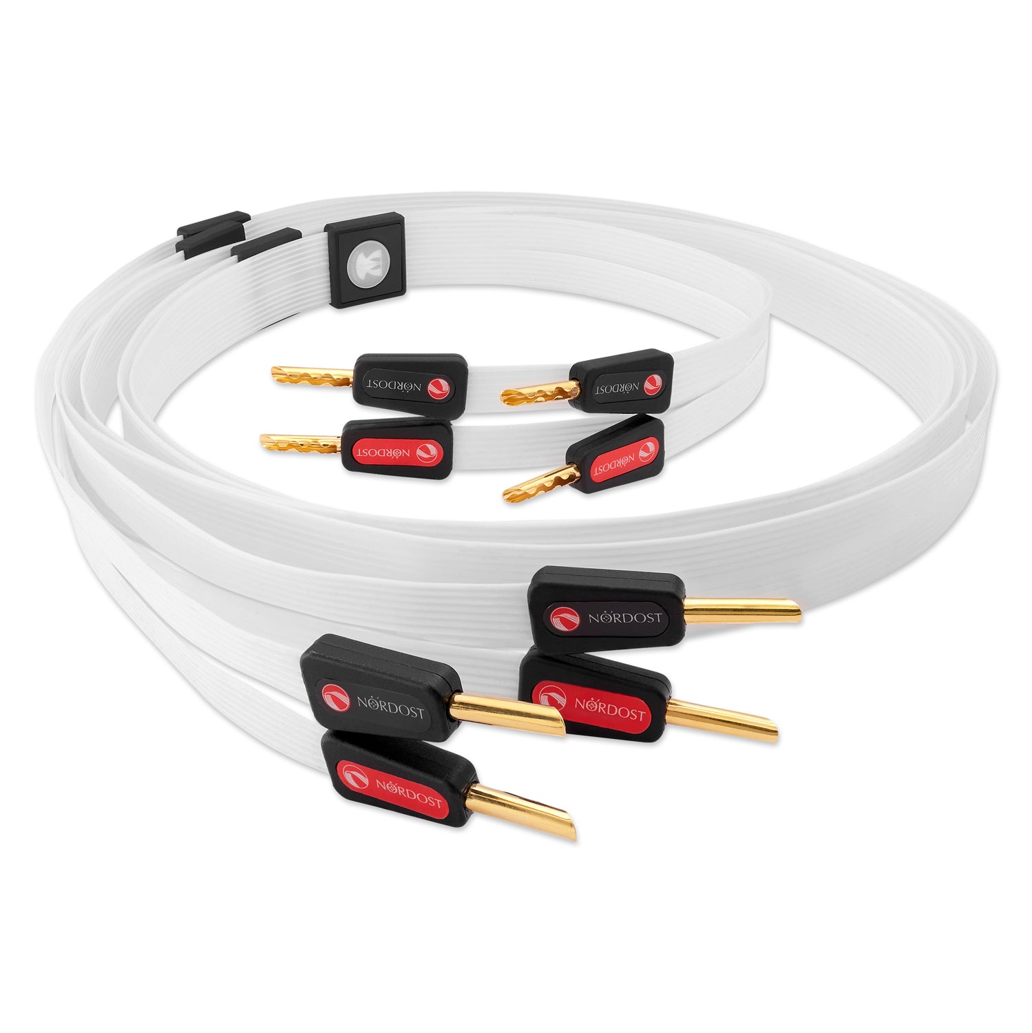 Nordost Leif 3 White Lightning 3 Speaker Cables - Premium Audio Cables for Home Theater & Hi-Fi Systems