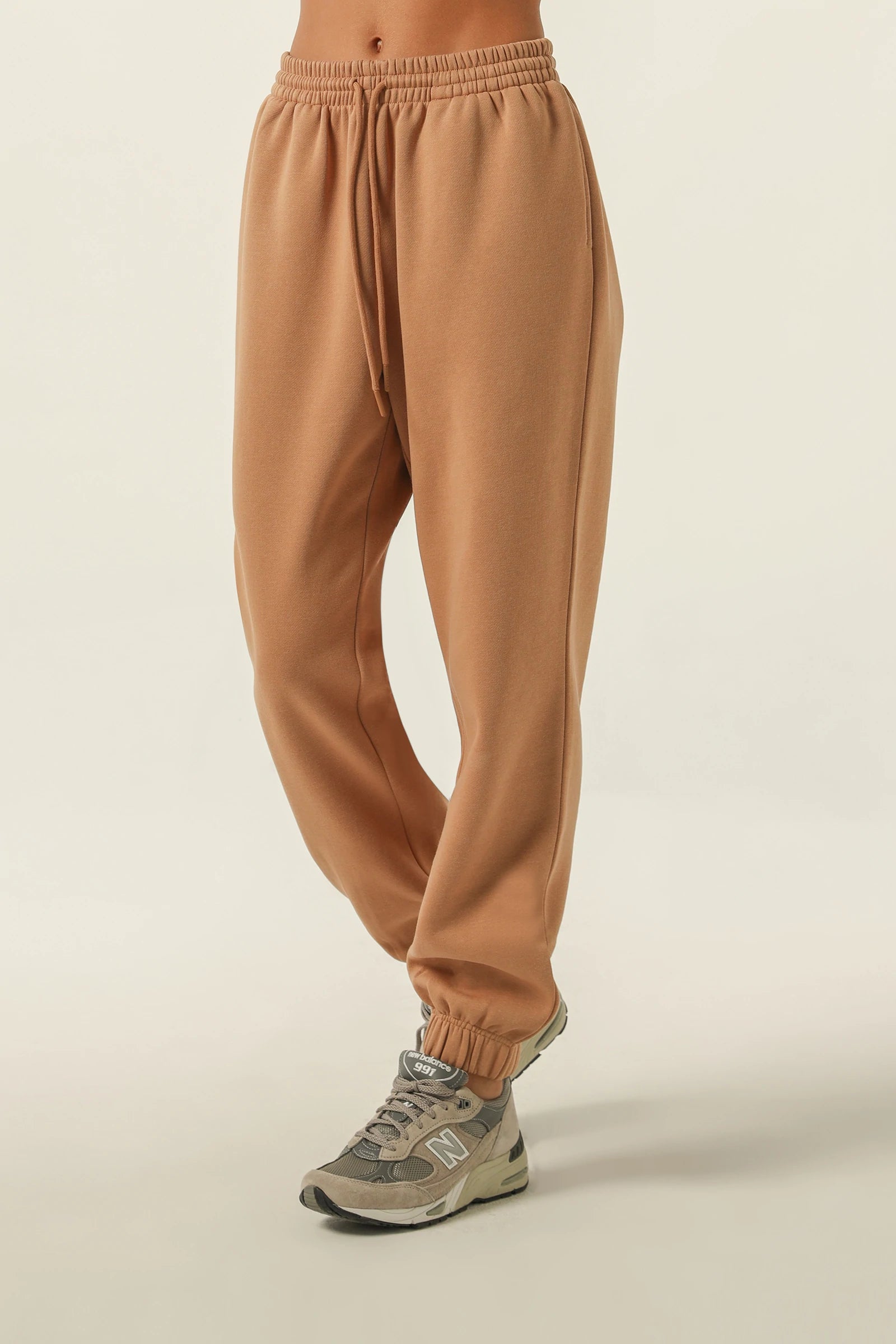 Carter Curated Track Pants for Men & Women - Comfortable Coffee Color Joggers for Running, Yoga & Lounge Wear