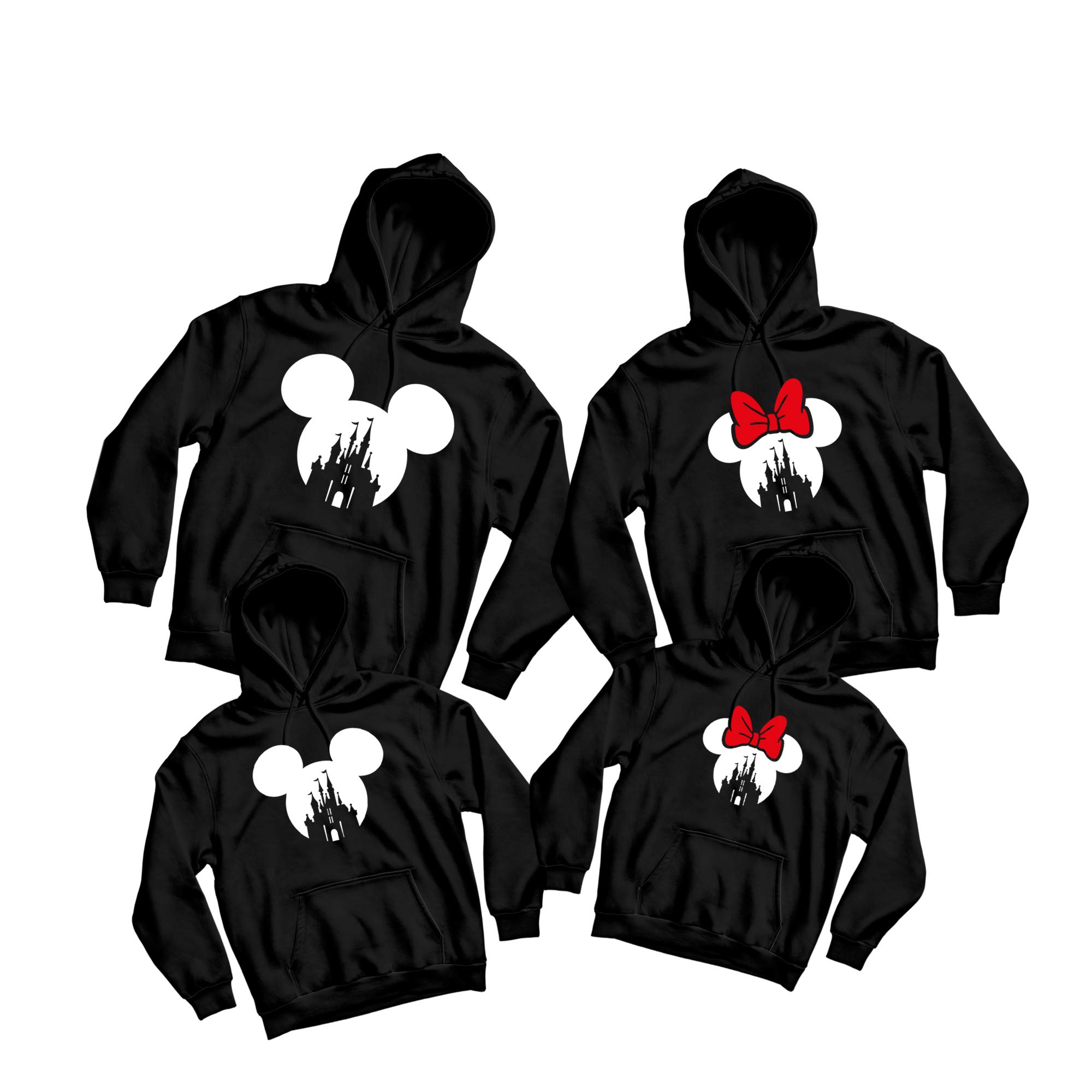 2022 Family Trip Hoodies - Natural Underwear Mickey & Minnie Mouse Sweatshirts for Travel, Vacation & Theme Park Outfits