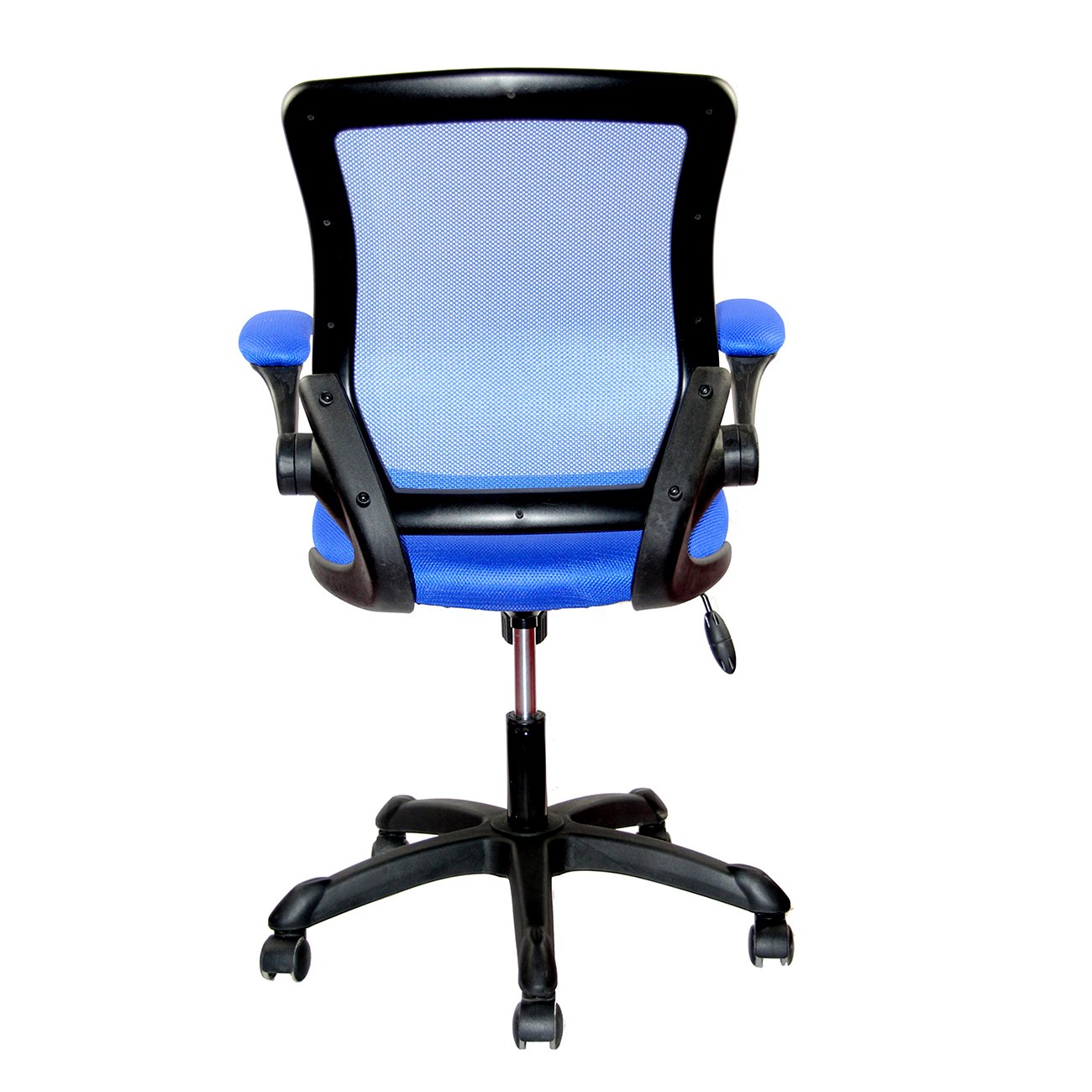 Ergonomic High Back Office Chair - Adjustable Mesh Desk Chair with Lumbar Support & Armrests, Rolling Computer Task Chair for Home & Office Workspace (Blue) - Perfect for Long Hours Sitting, Gaming & Remote Work