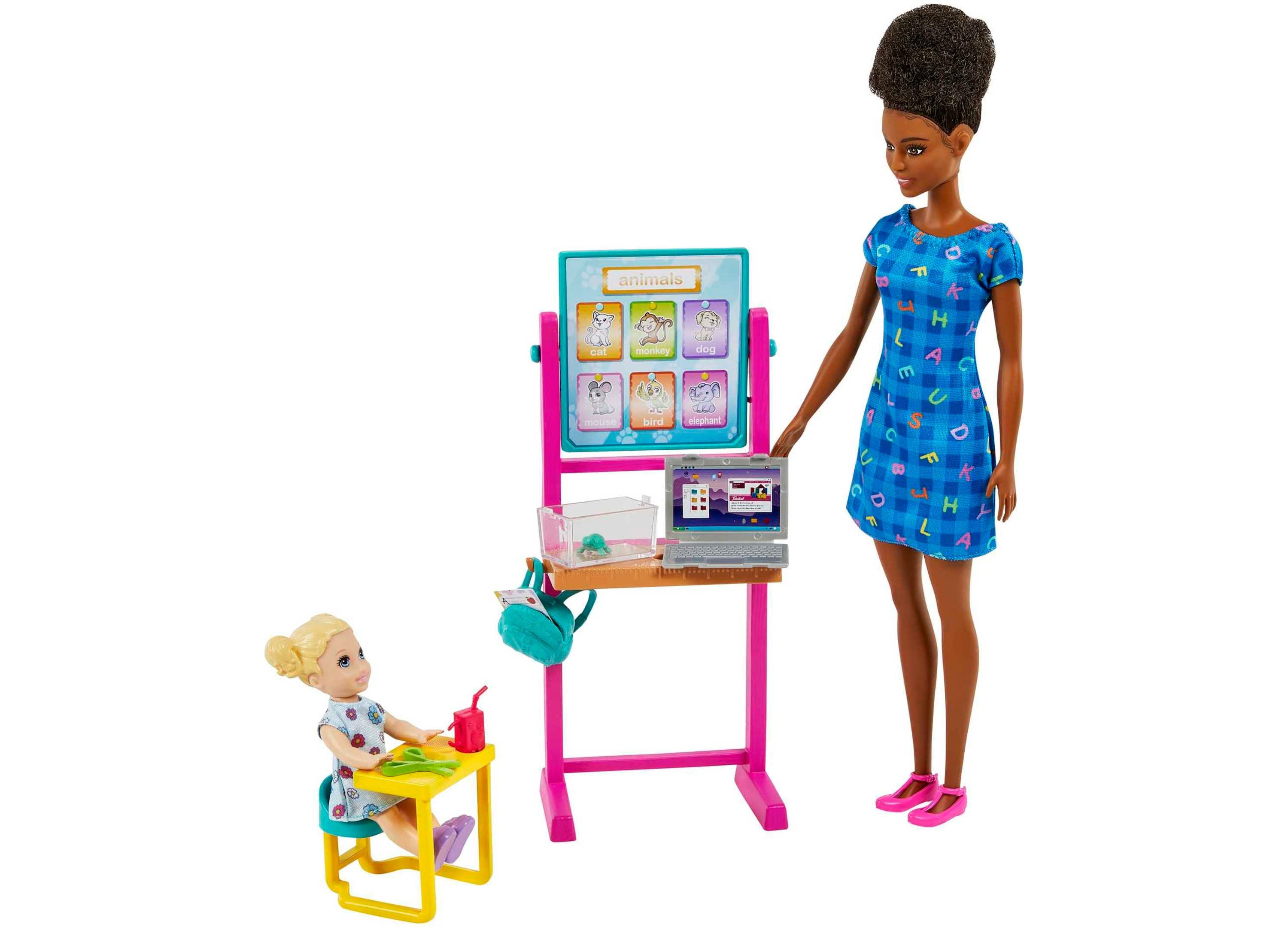 Barbie Career Kindergarten Teacher Playset with 10+ Accessories - Interactive Doll Set for Kids Ages 3+ | Perfect for Imaginative Play & Classroom Role-Playing