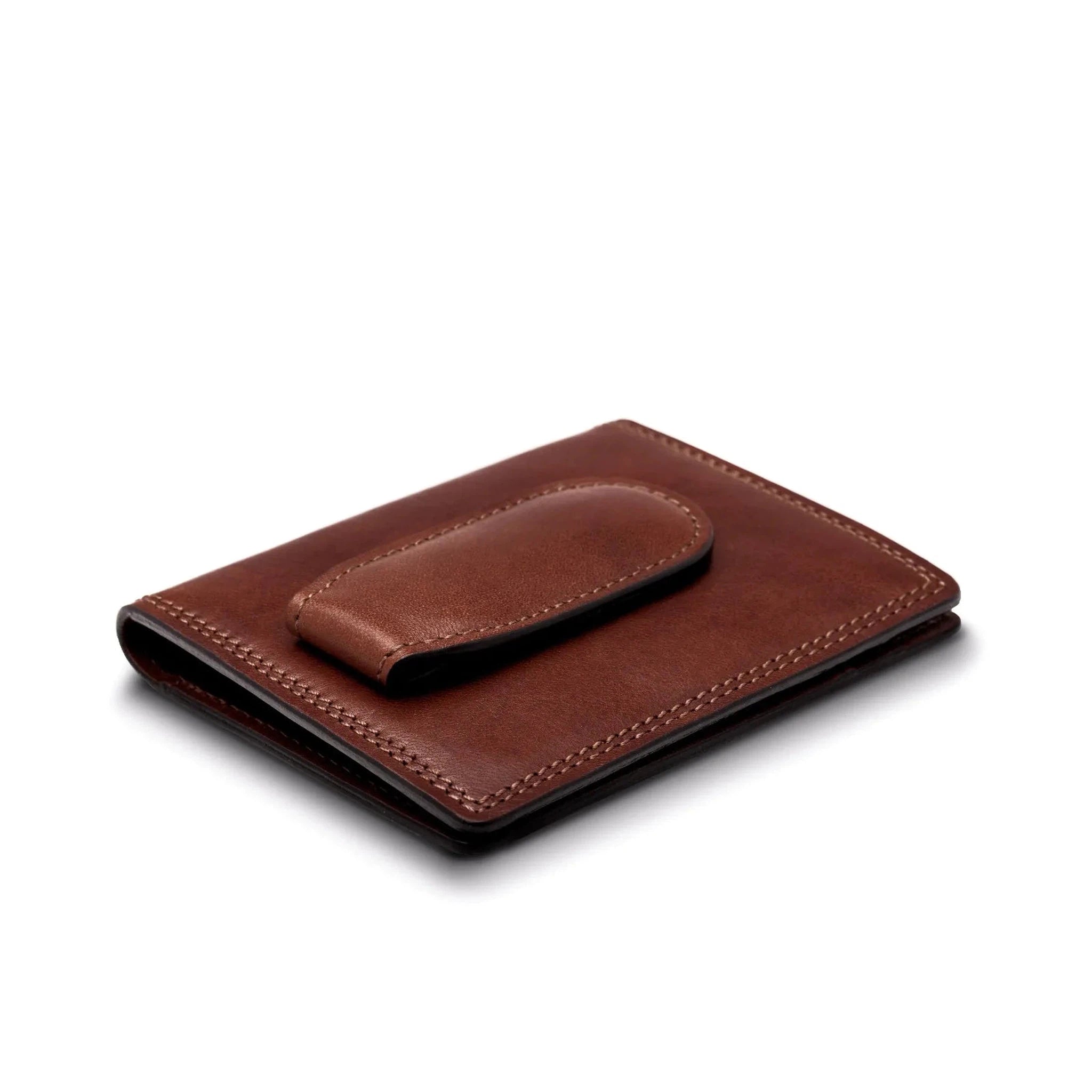 Bosca Dolce Leather Deluxe Front Pocket Wallet with Magnetic Clip - Slim RFID Blocking Bifold Wallet for Men - Perfect for Travel, Business & Everyday Carry
