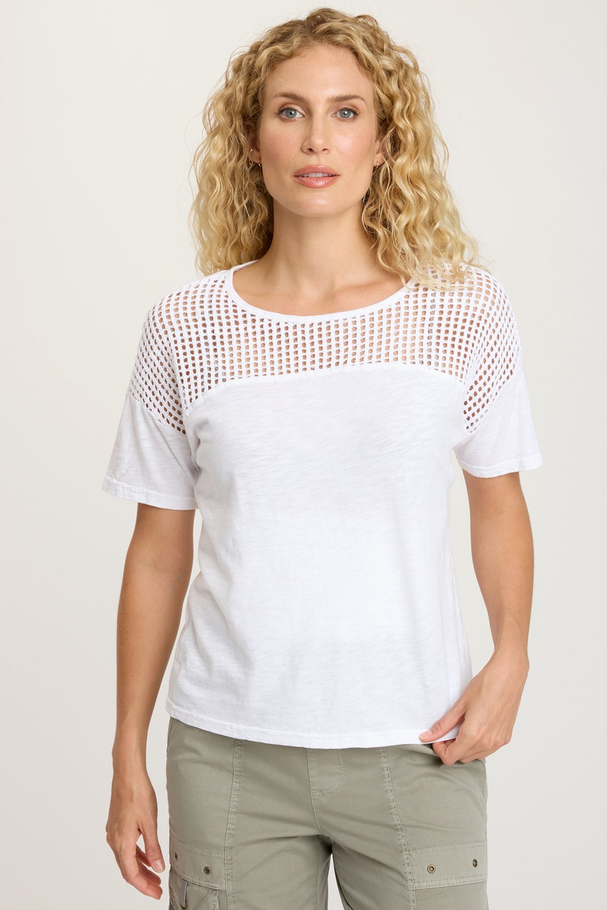Minette Tee White - Soft Cotton Women's T-Shirt for Casual Wear & Everyday Outfits | Perfect for Summer, Layering & Relaxing