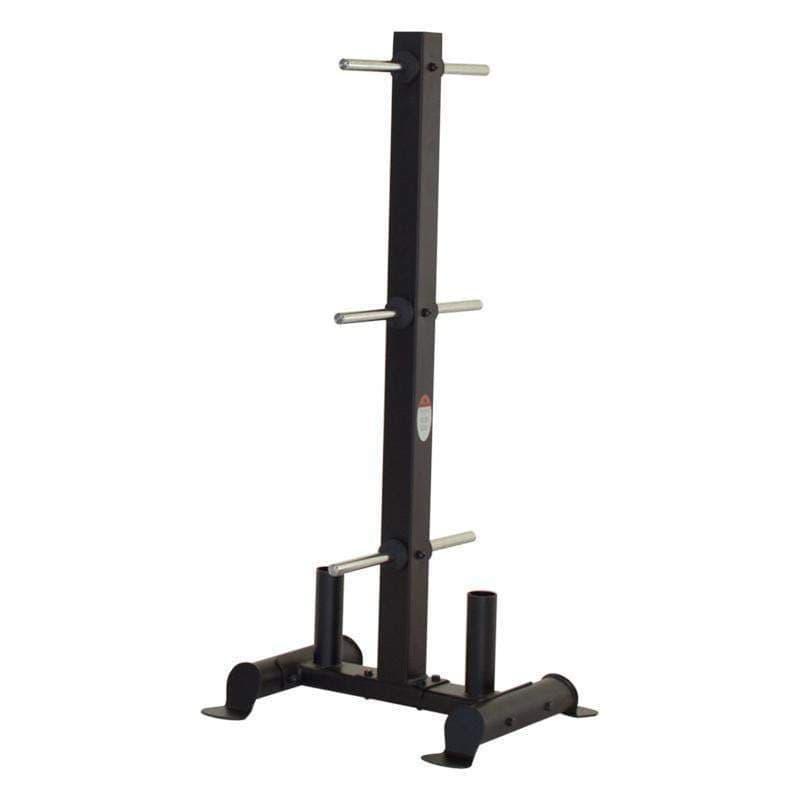 Olympic Bumper Plate Storage Rack - Heavy Duty Weight Plate Organizer for Home & Commercial Gyms - Perfect for CrossFit, Powerlifting, and Strength Training Workouts