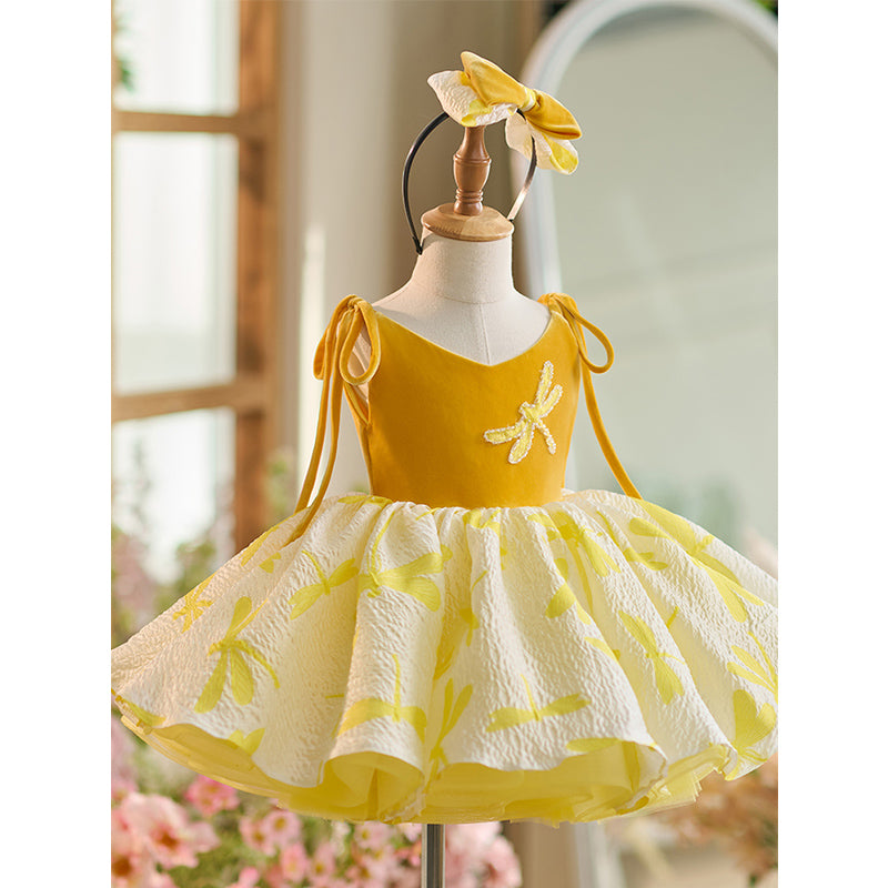 Adorable Flower Girl Dress for Toddlers - Princess Pageant Party Gown for Birthday & Special Occasions | Perfect for Weddings, Pageants & Birthday Celebrations