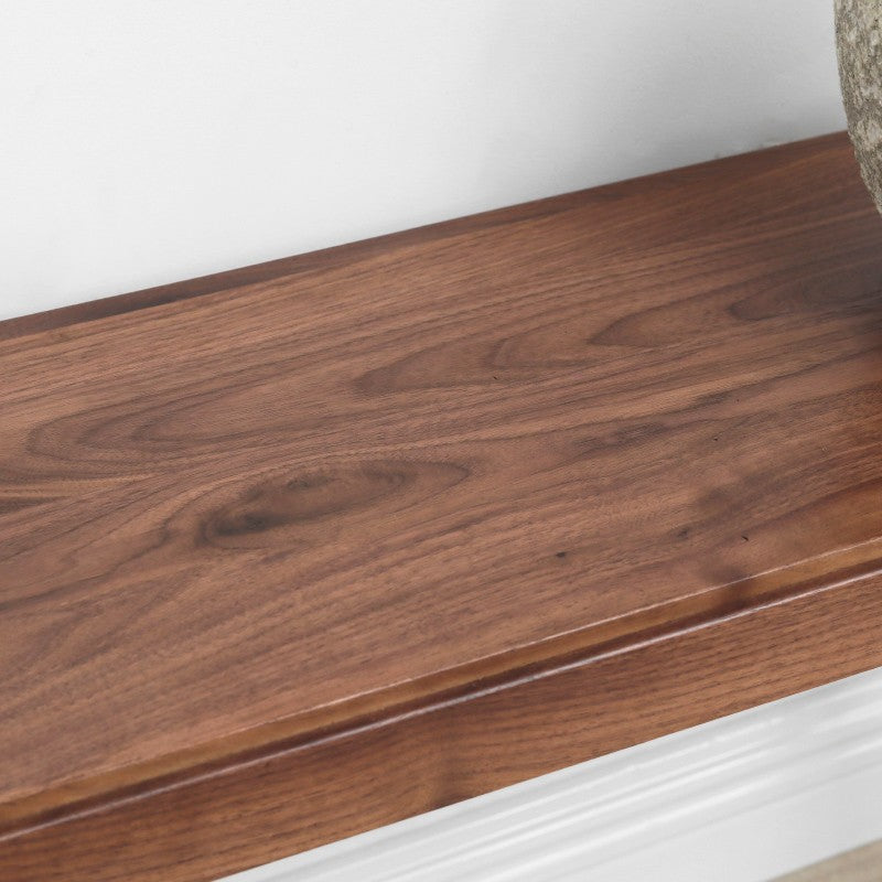 Black Walnut Solid Wood Nordic Long Bench - Modern Entryway & Dining Room Seating - Perfect for Hallway, Bedroom, and Living Room Decor
