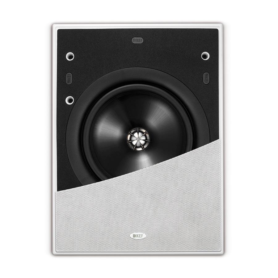KEF Ci200QL 8-Inch In-Wall Speaker - High Performance Home Theater & Surround Sound System for Living Room, Bedroom, and Office Audio Setup