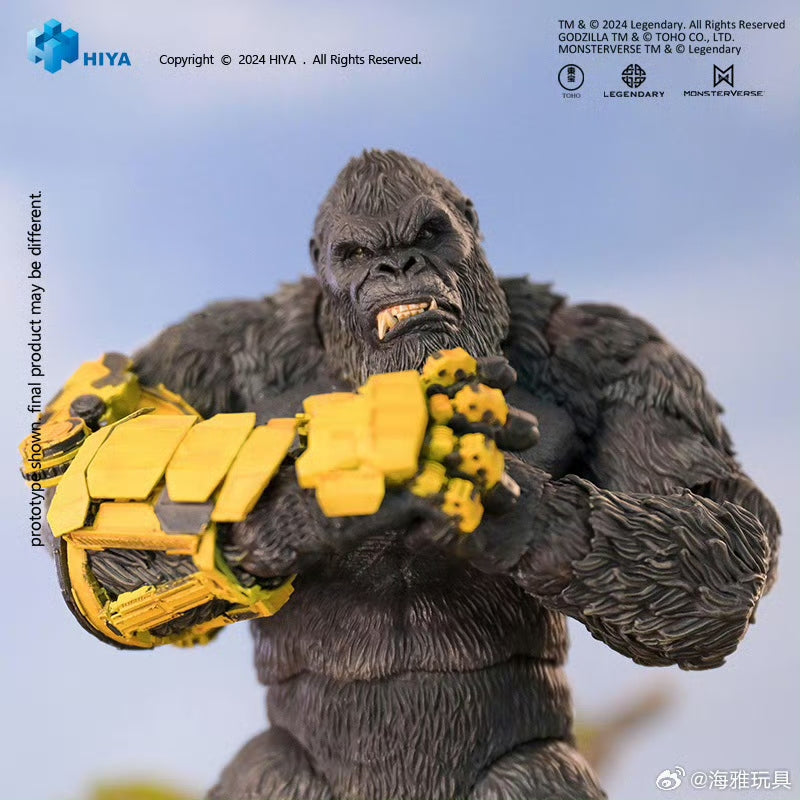 Pre-Order Hiya 6-Inch 16cm Godzilla vs Kong The New Empire Kong B.E.A.S.T. Glove Version Action Figure - Highly Detailed Collectible for Movie Fans & Display
