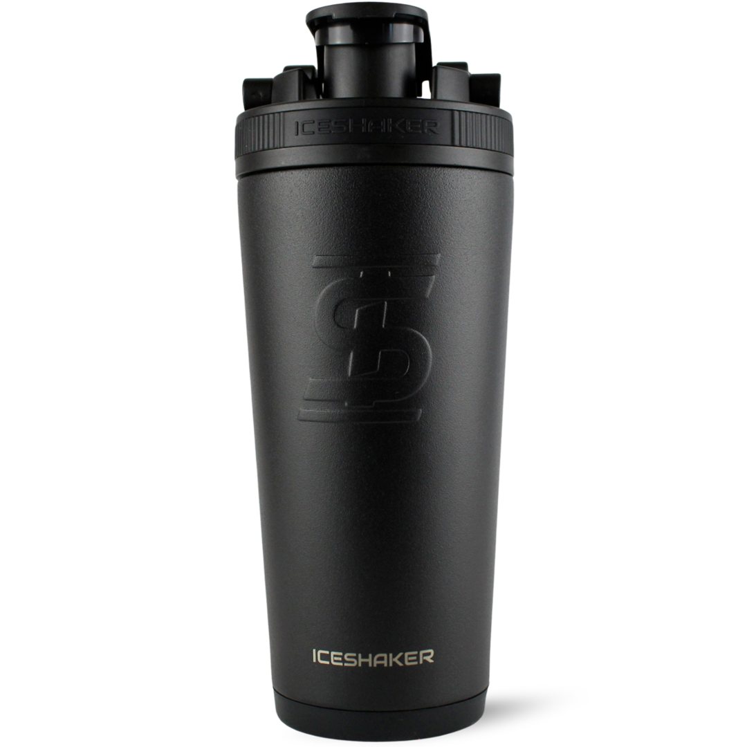 Personalized 26oz Black Ice Shaker Bottle for Mom - Custom Mother's Day Gift for Gym, Workout & Outdoor Activities