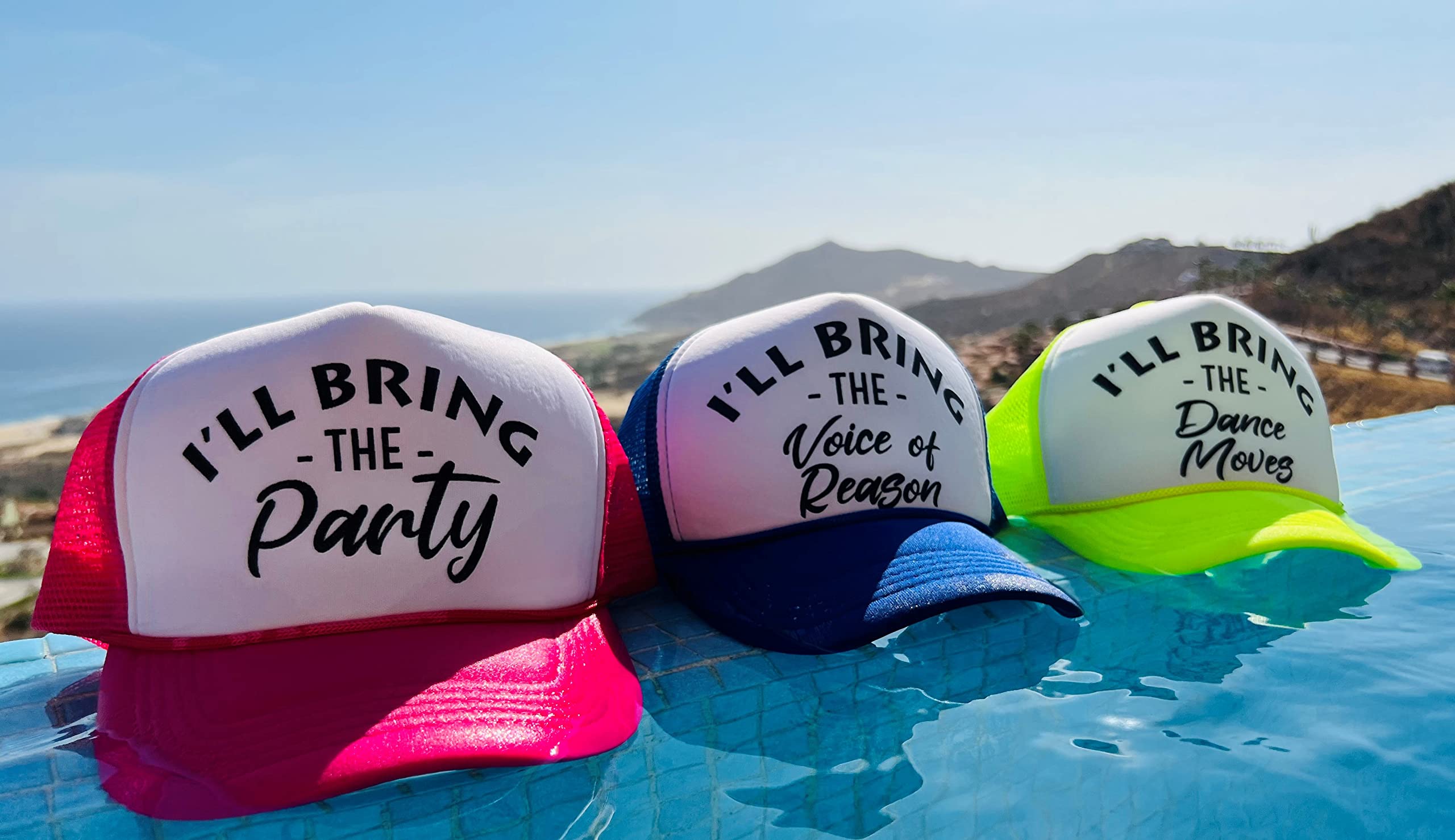 Funky Junque Bride-to-Be Bachelorette Party Foam Trucker Snapback Hat - Perfect for Bridal Showers, Girls' Night Out & Wedding Celebrations