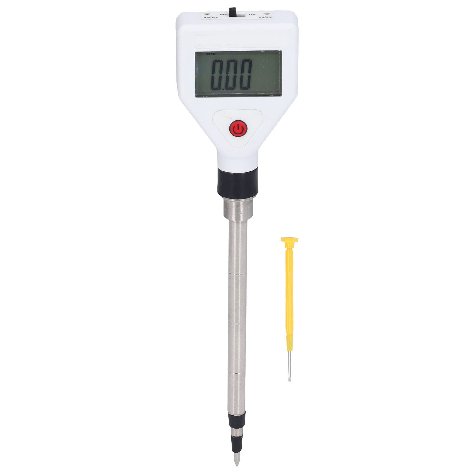 EVTSCAN Digital Soil EC Meter - Portable Plant Tester for Potted Plants, Flowers & Garden - Measure Soil Conductivity for Healthier Plants | Indoor/Outdoor Gardening, Hydroponics, Greenhouse Use