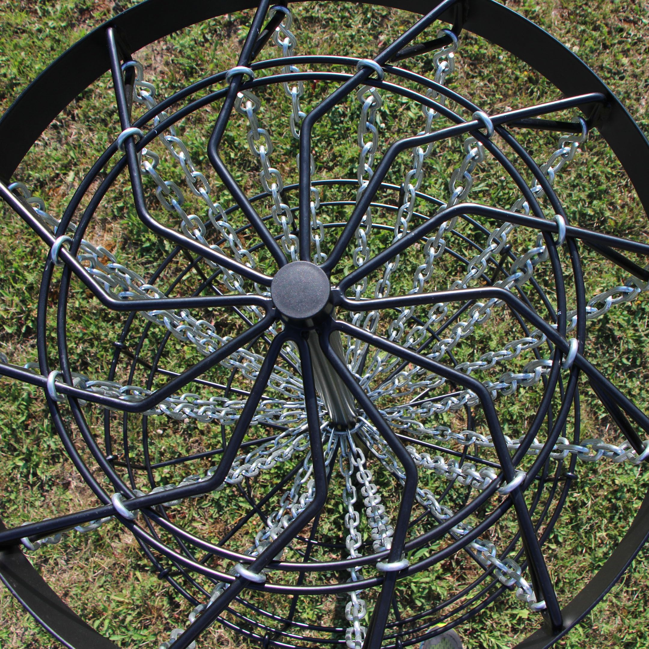 Discraft Chainstar Lite Disc Golf Basket – Portable & Easy Setup Disc Golf Target with Durable Zinc Coated Chains | Perfect for Backyard Practice, Park Games & Tournament Training