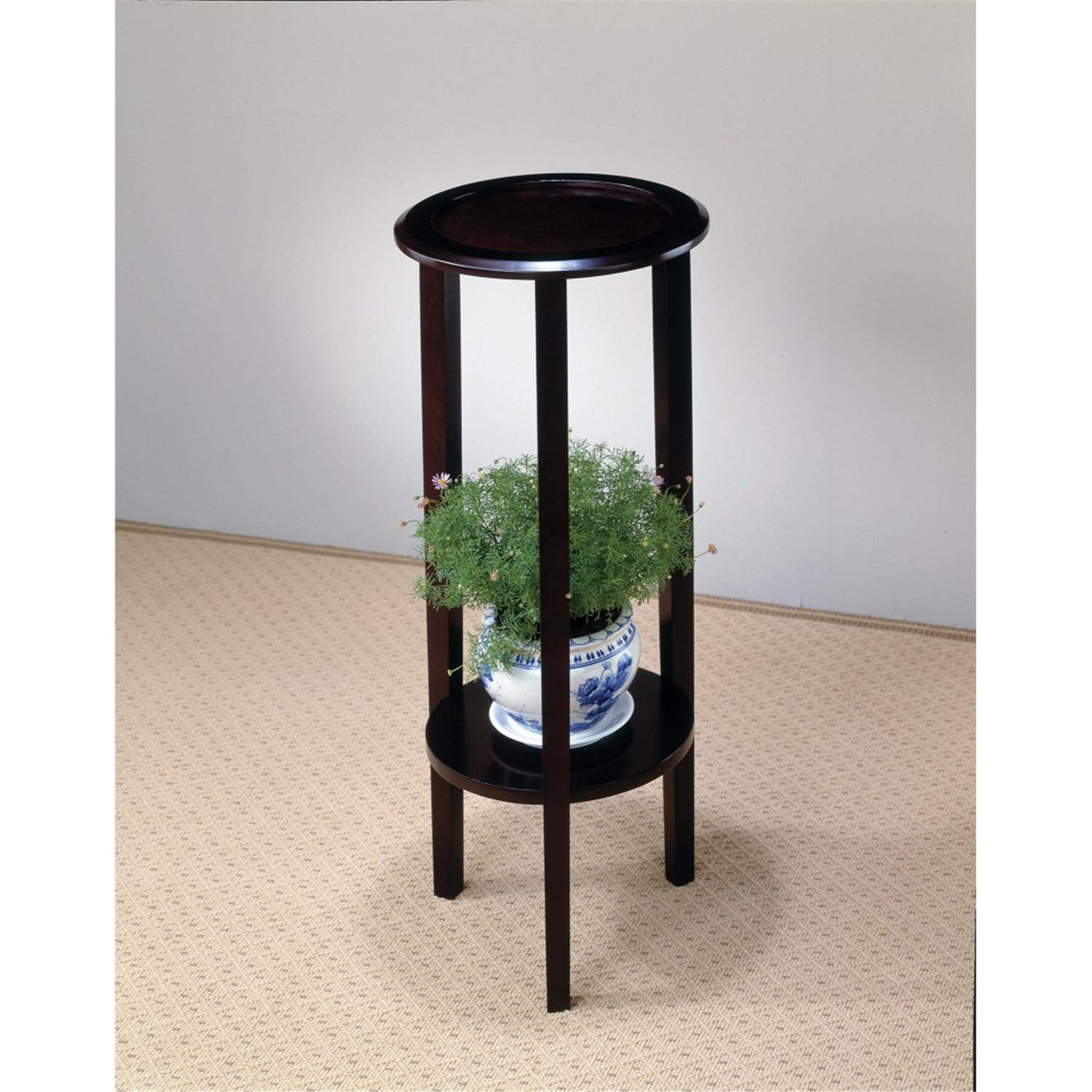 Benzara Plant Stand - Indoor & Outdoor Decorative Flower Pot Holder for Home & Garden Decor | Perfect for Living Room, Patio, Balcony