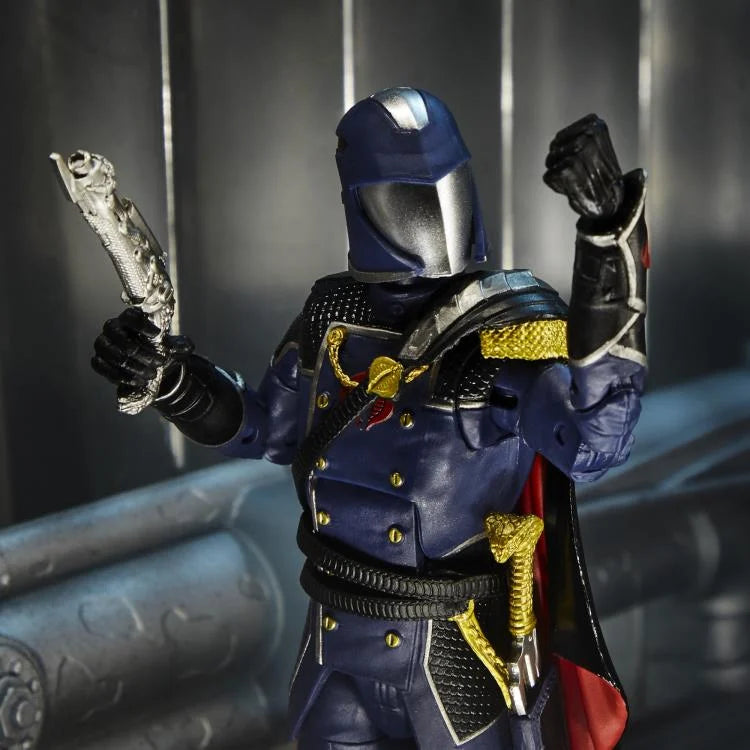 G.I. Joe Classified Series Cobra Commander Action Figure - Premium Collectible Toy for Fans & Collectors | Perfect for Display, Play & Nostalgic Gift Giving