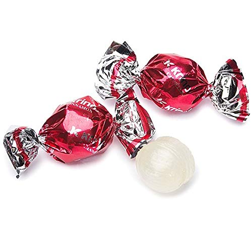 Krinos Cinnamon Hard Candy - Individually Wrapped Greek Import (10.6 oz) | Perfect for Office Snacks, Travel Treats & Holiday Gifting