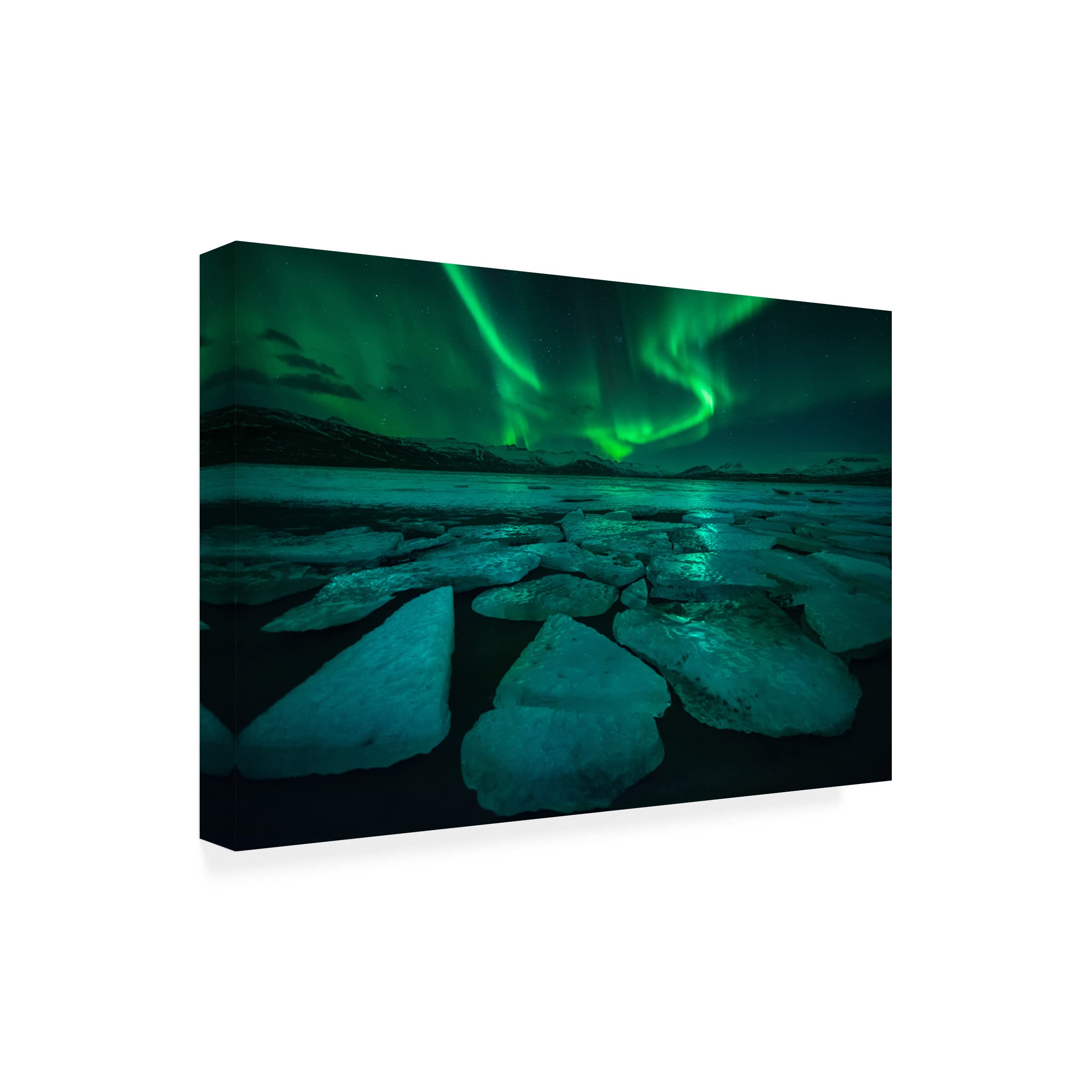 Trademark Fine Art 'Cool' Canvas Art by Sarawut Intarob - Modern Abstract Wall Decor for Living Room, Bedroom & Office